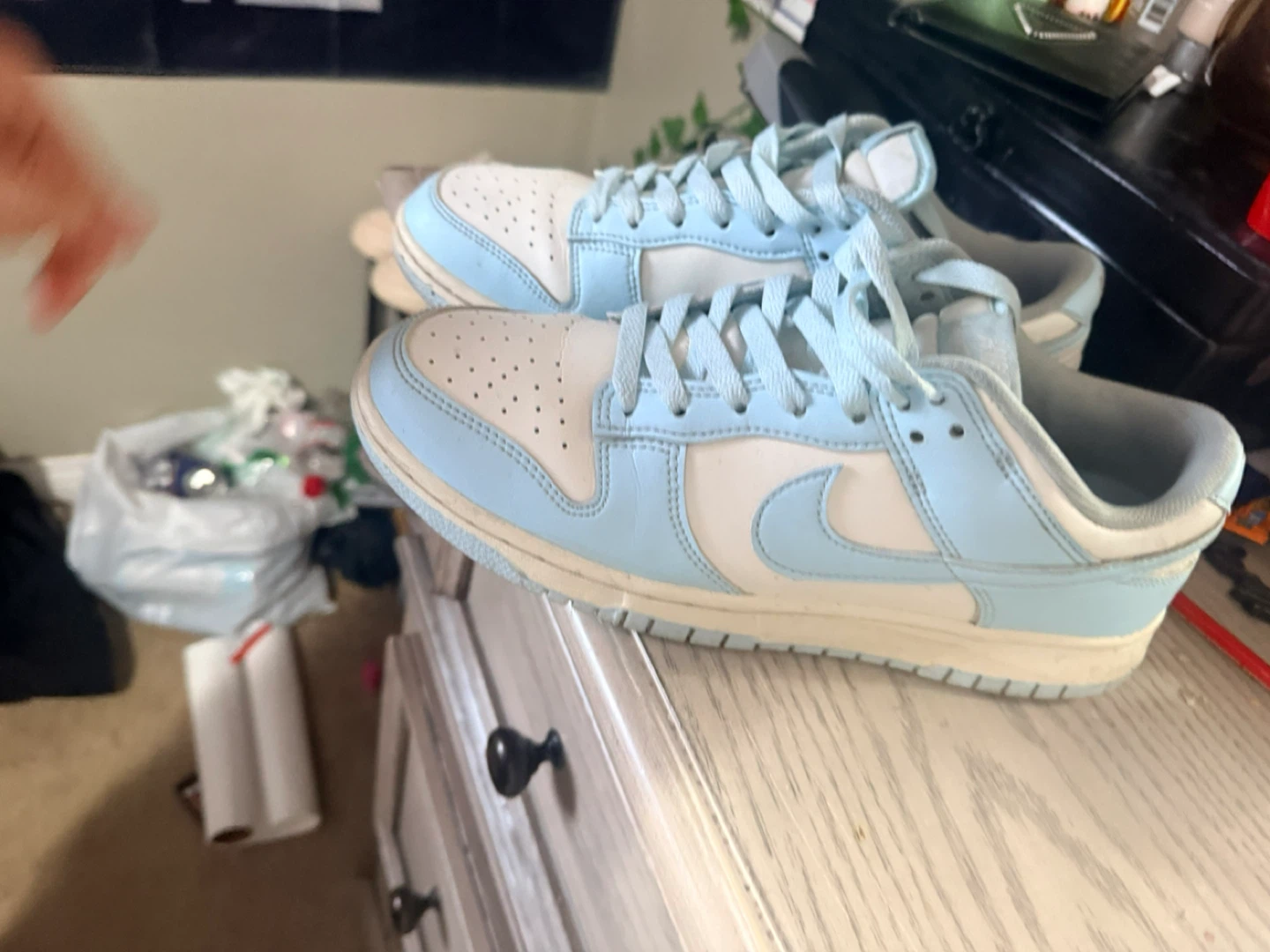 Nike Dunk Low Baby Blue & White Sneakers