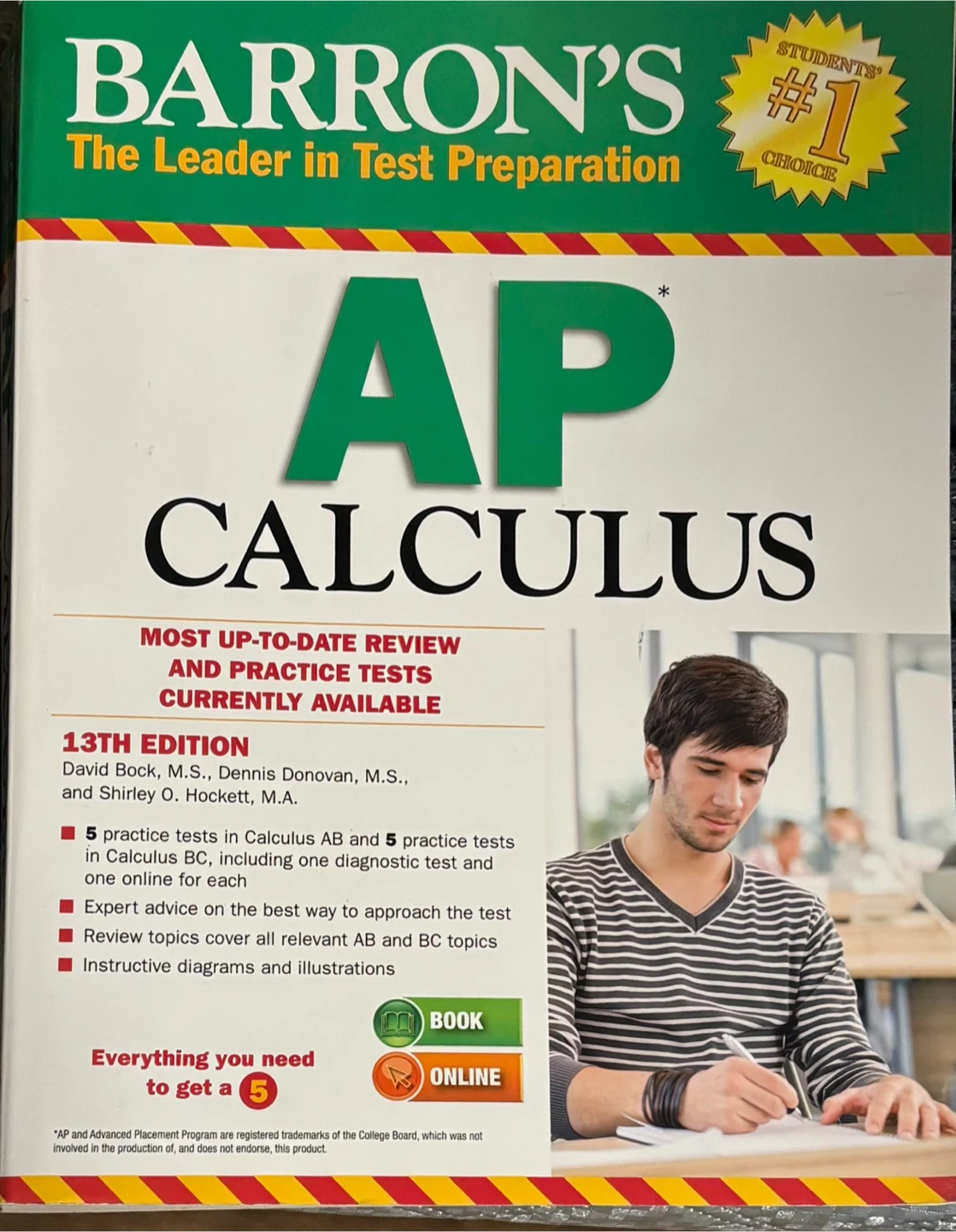 Barron's AP Calculus 13th Edition Test Prep Book