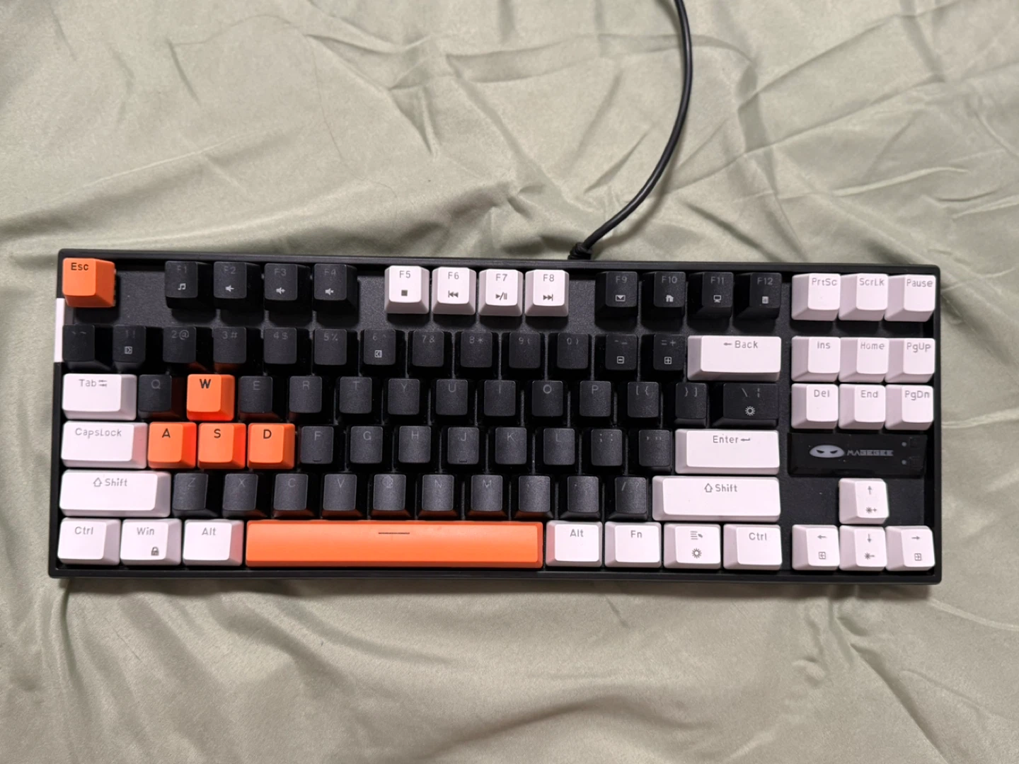 MageGee Mechanical Gaming Keyboard - Black/Orange - photo 3