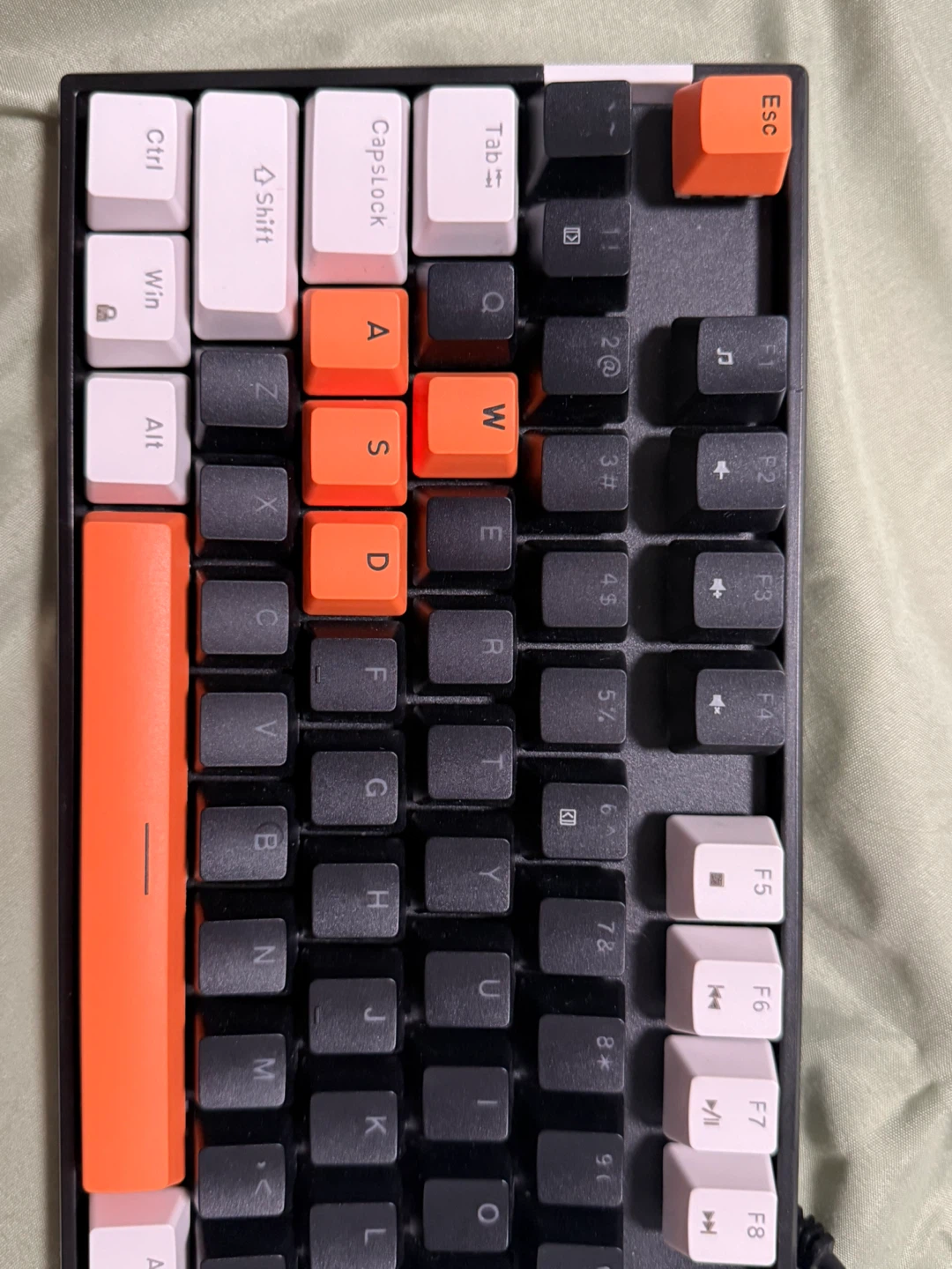 MageGee Mechanical Gaming Keyboard - Black/Orange - photo 2