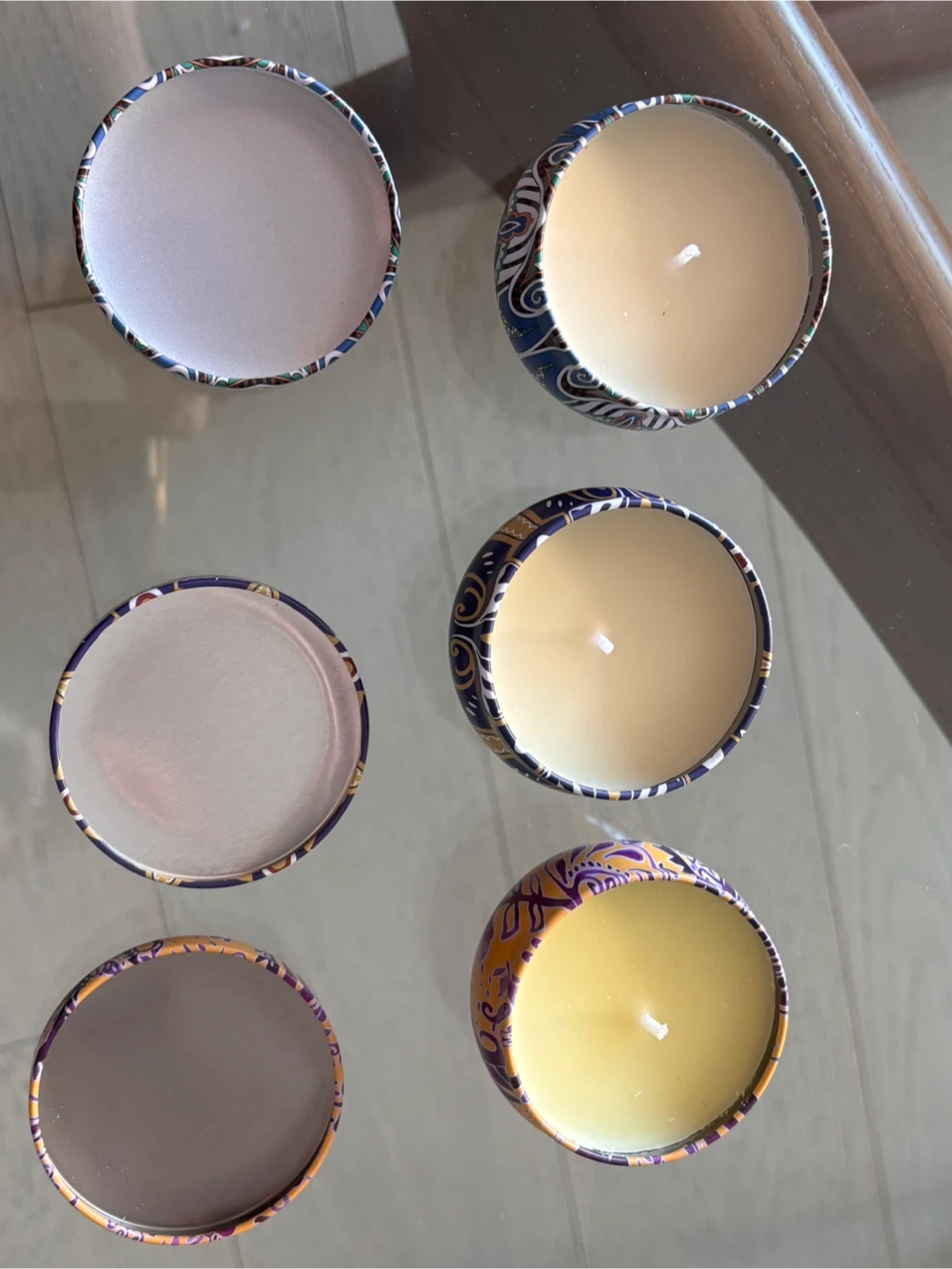 Set of 3 Decorative Tin Candles - Fig Scent - photo 5