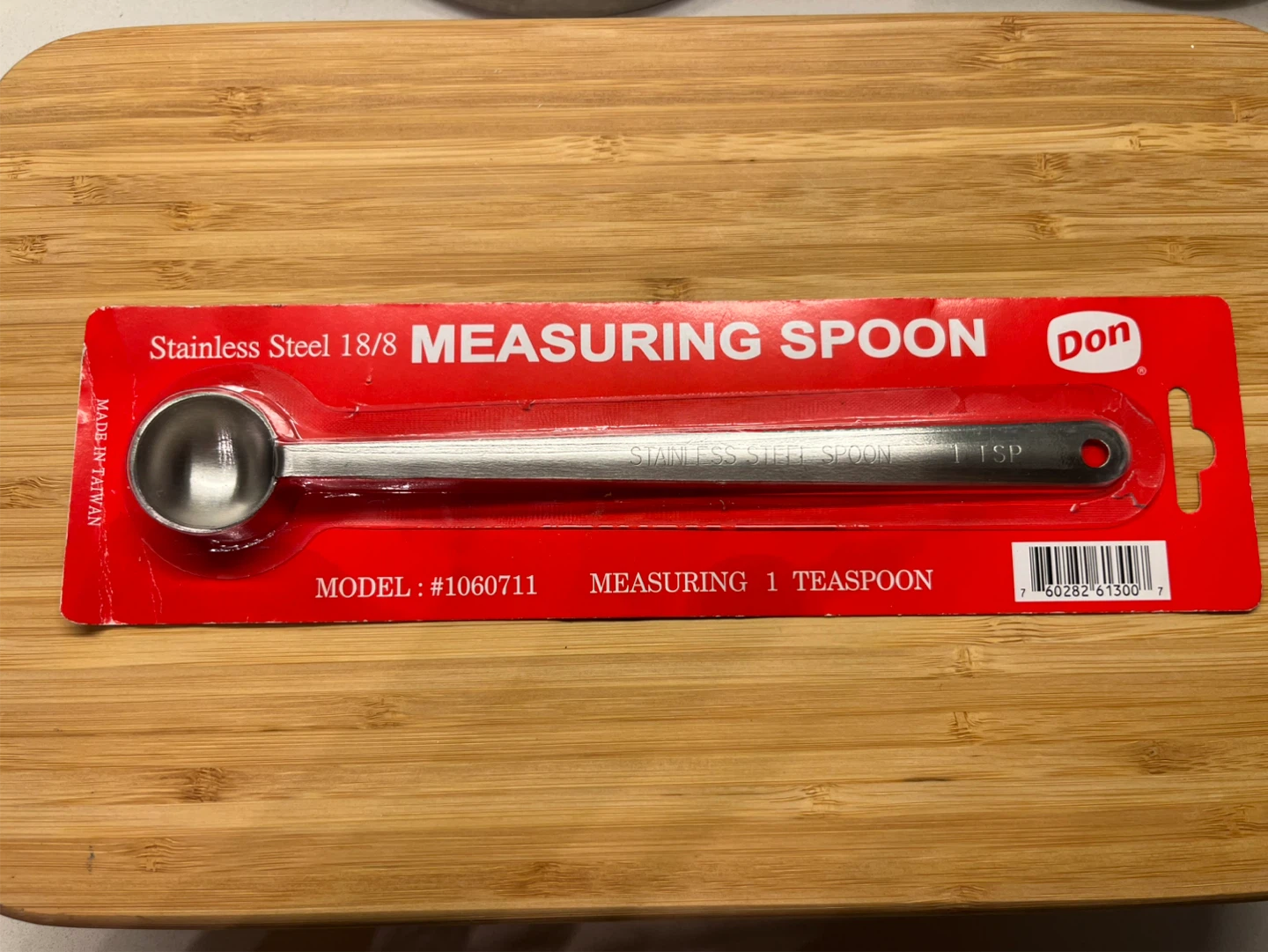 Stainless Steel 1 Teaspoon Measuring Spoon