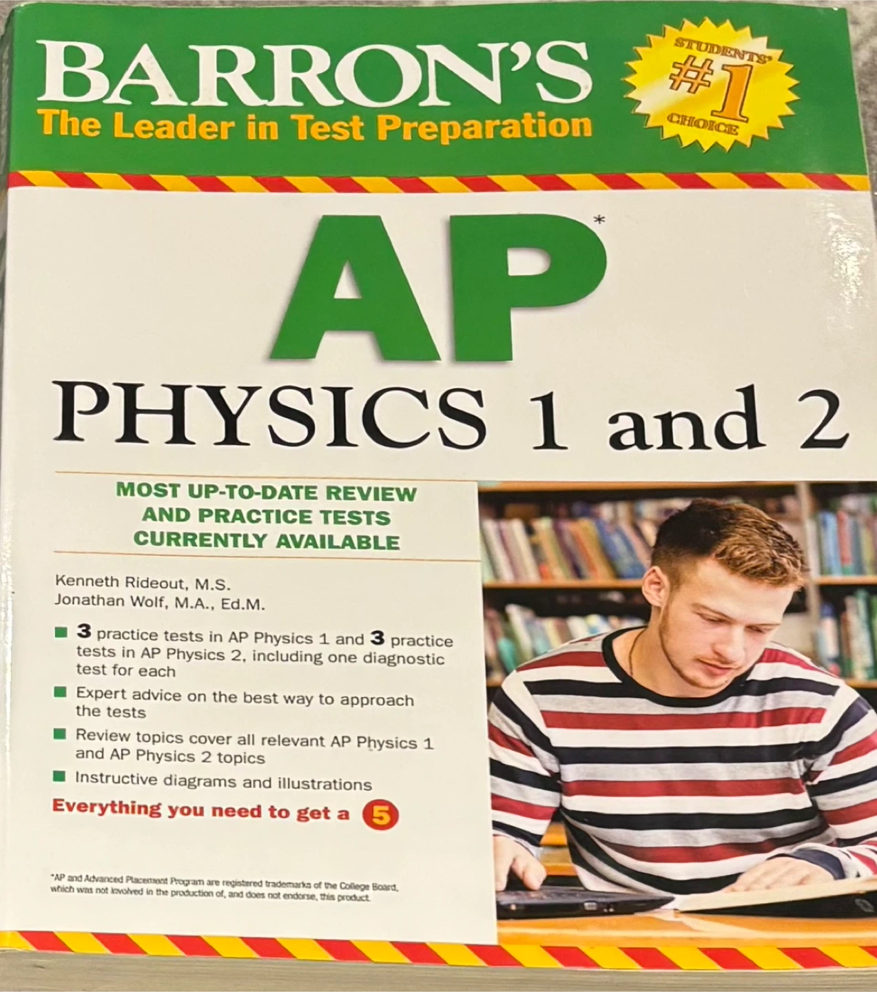Barron's AP Physics 1 and 2 Test Preparation Book