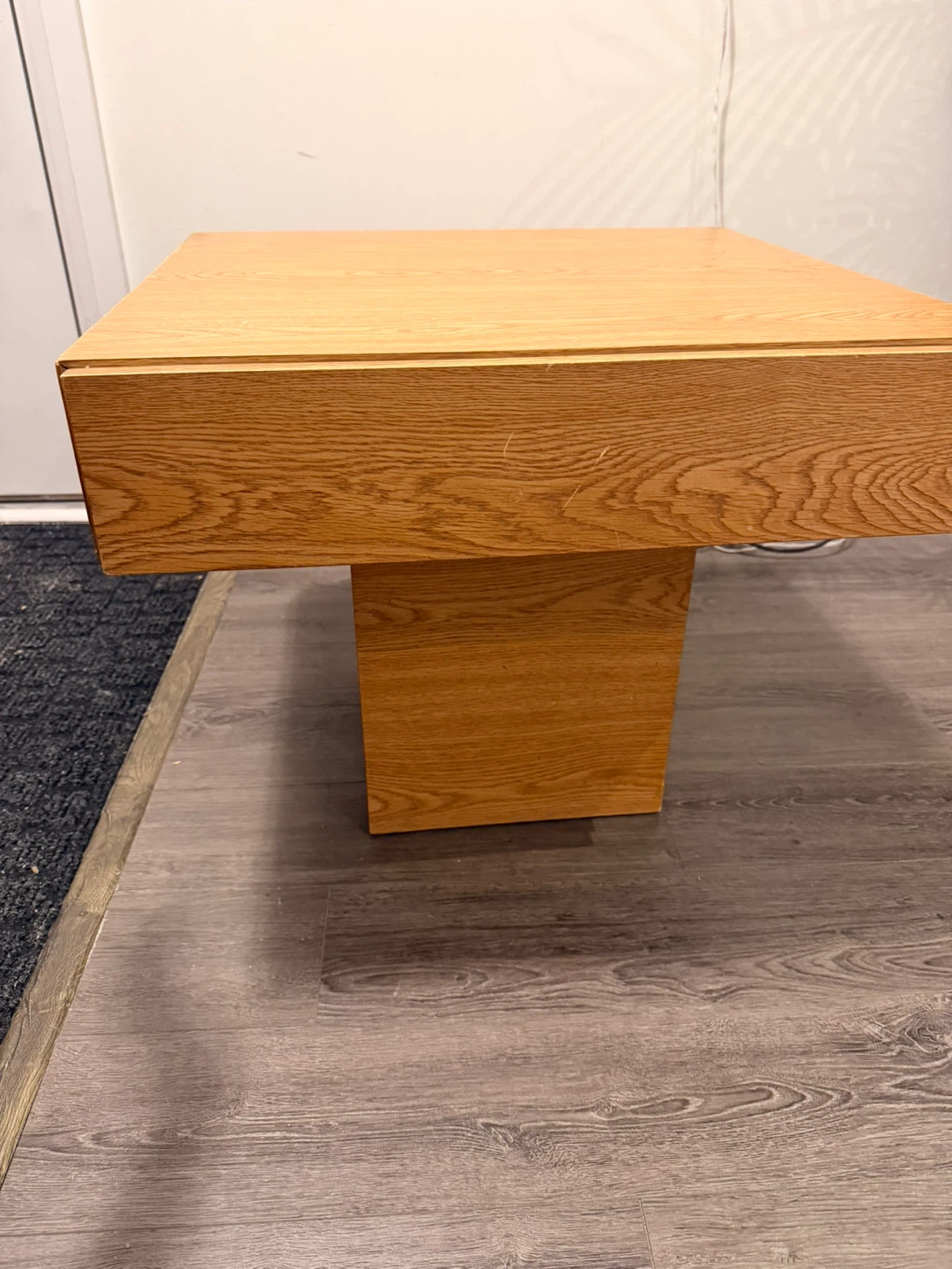 Wooden End Table with Drawer