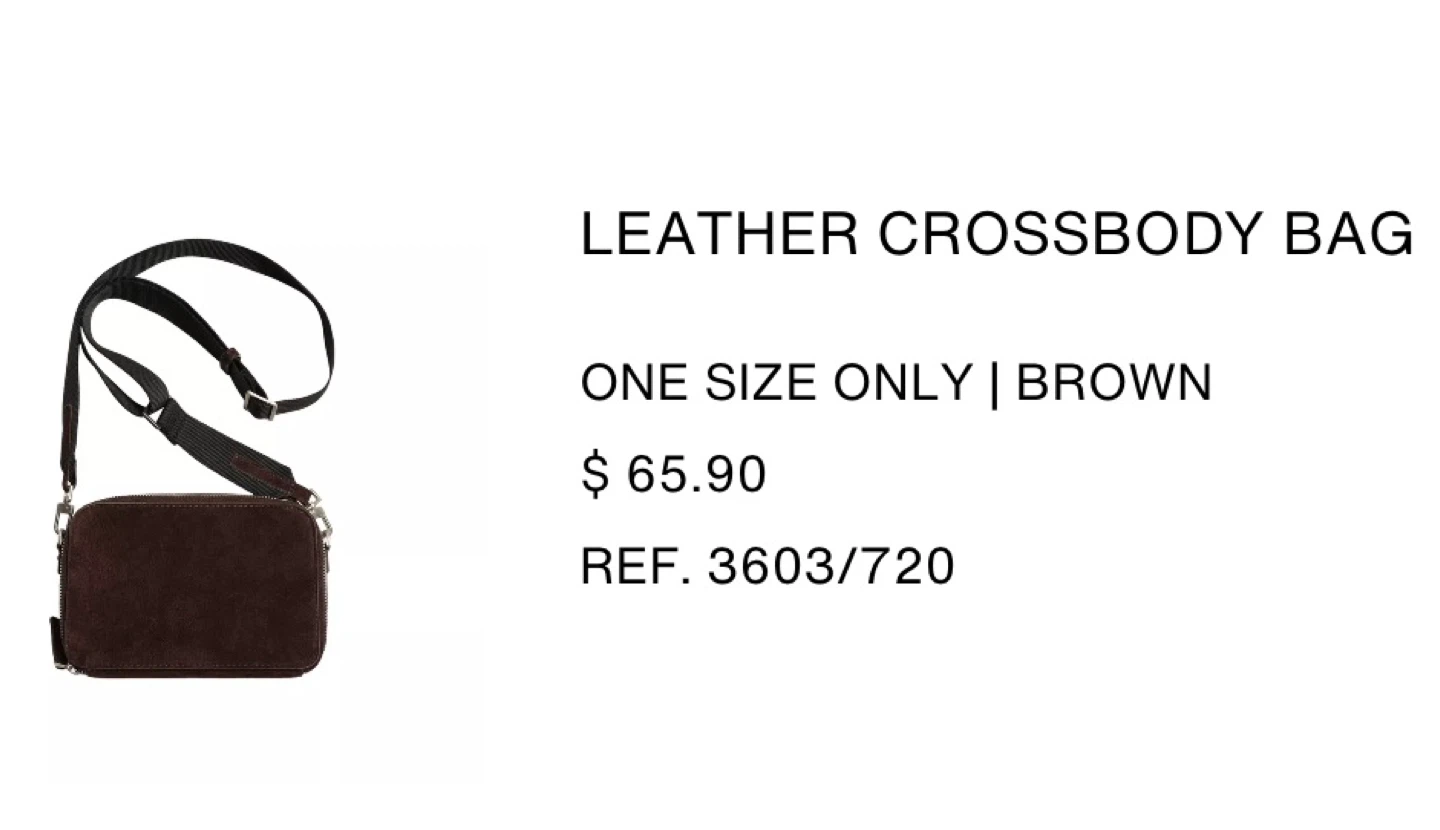 Brown Leather Crossbody Bag - photo 4