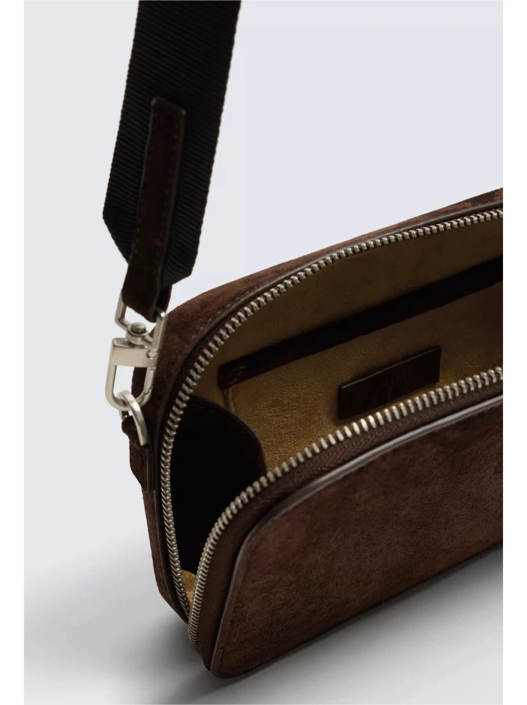 Brown Leather Crossbody Bag