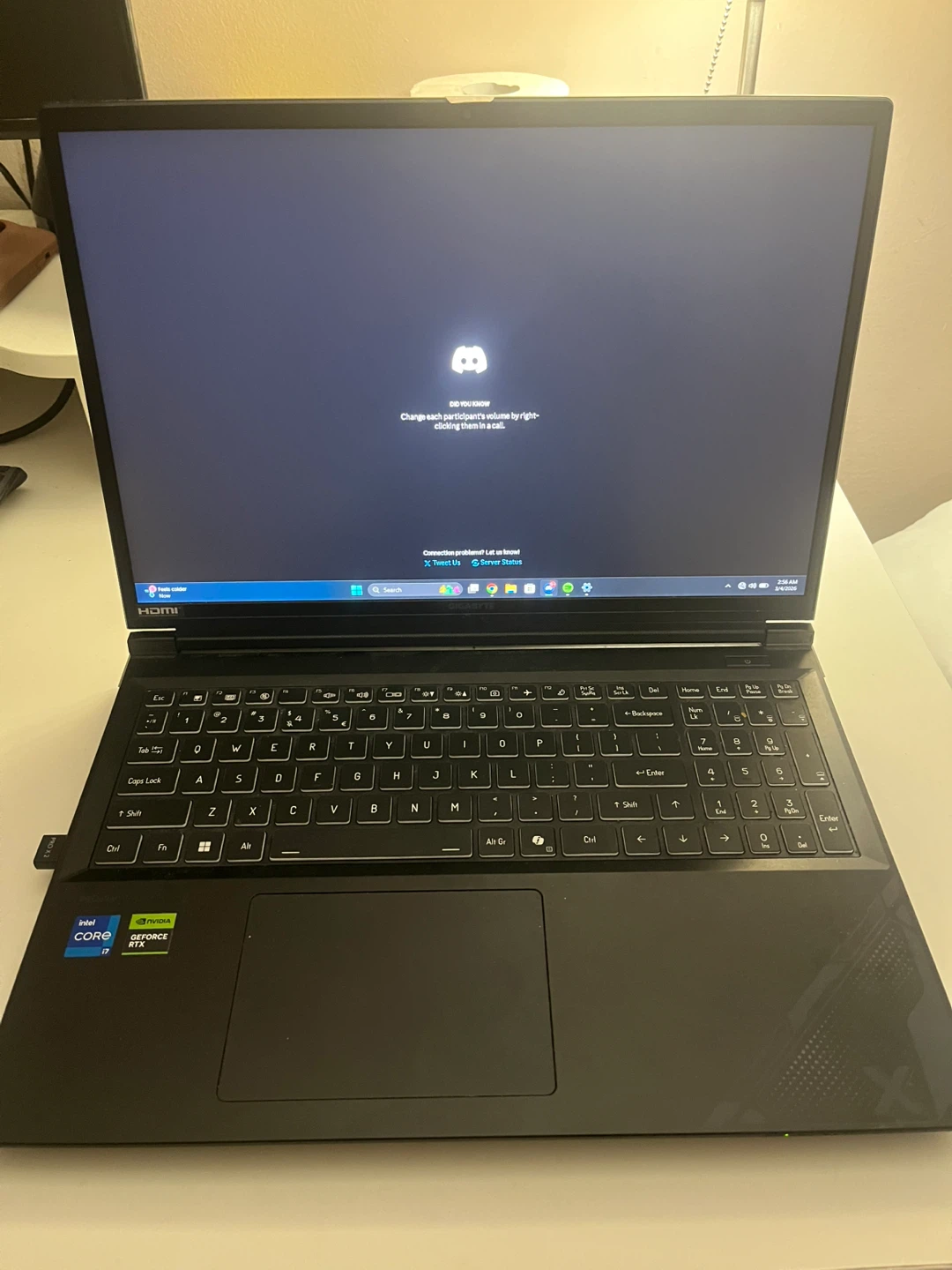 GIGABYTE G6X Laptop