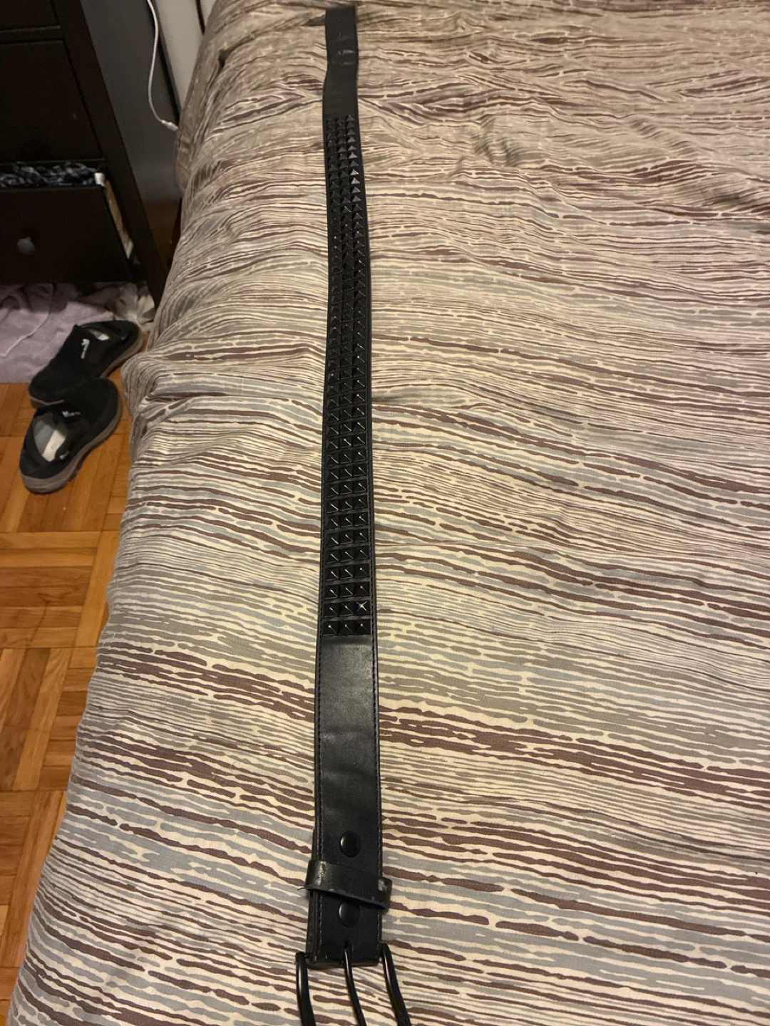 Black Studded Belt