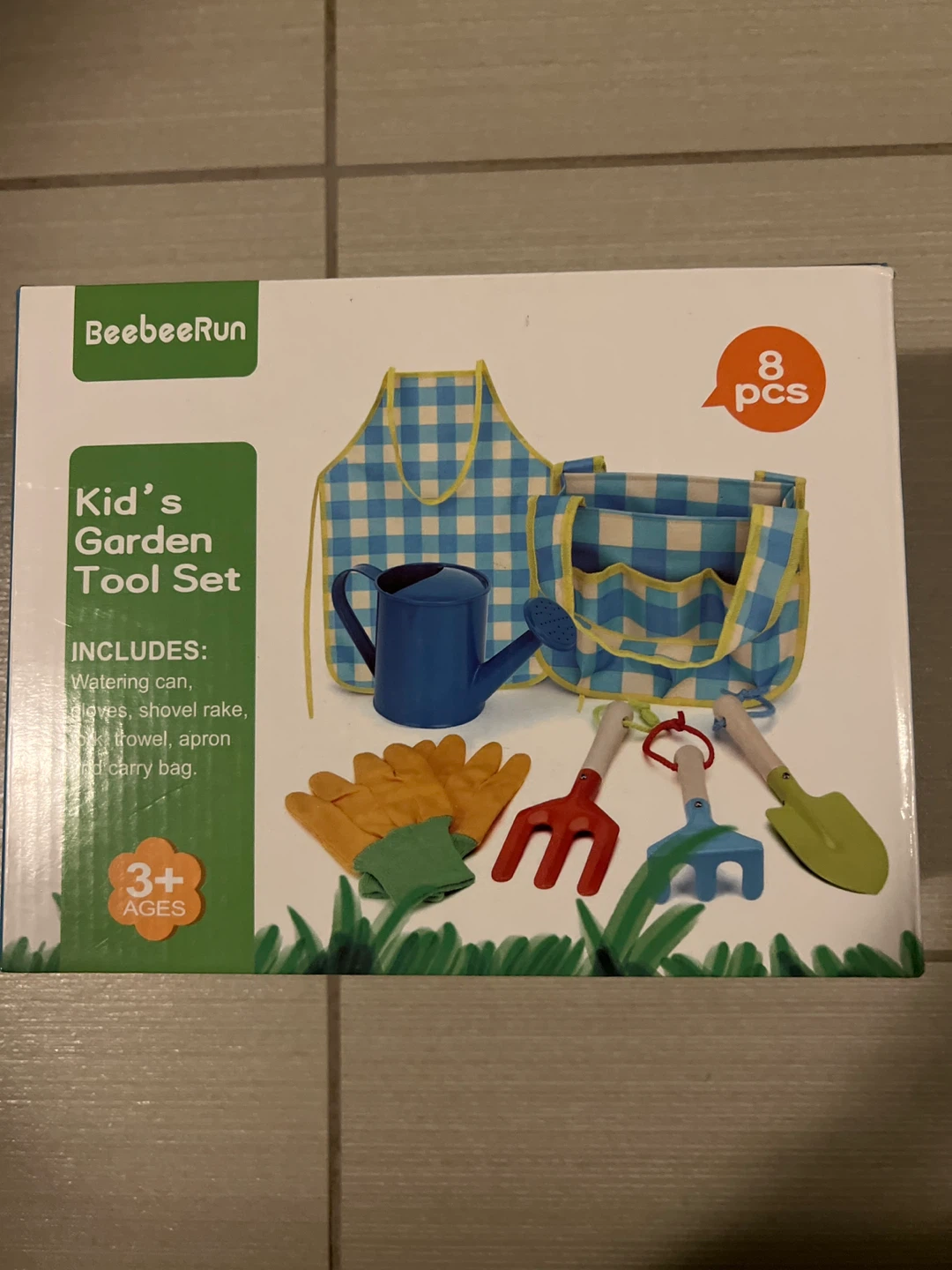 BeebeeRun Kid's Garden Tool Set - 8 Pieces