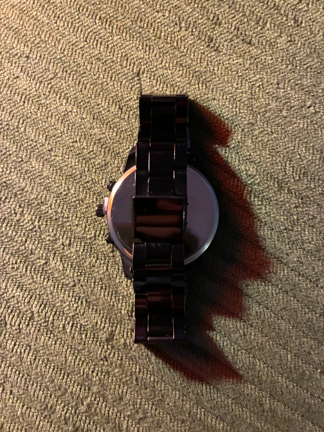 Black Metal Band Chronograph Watch - photo 2