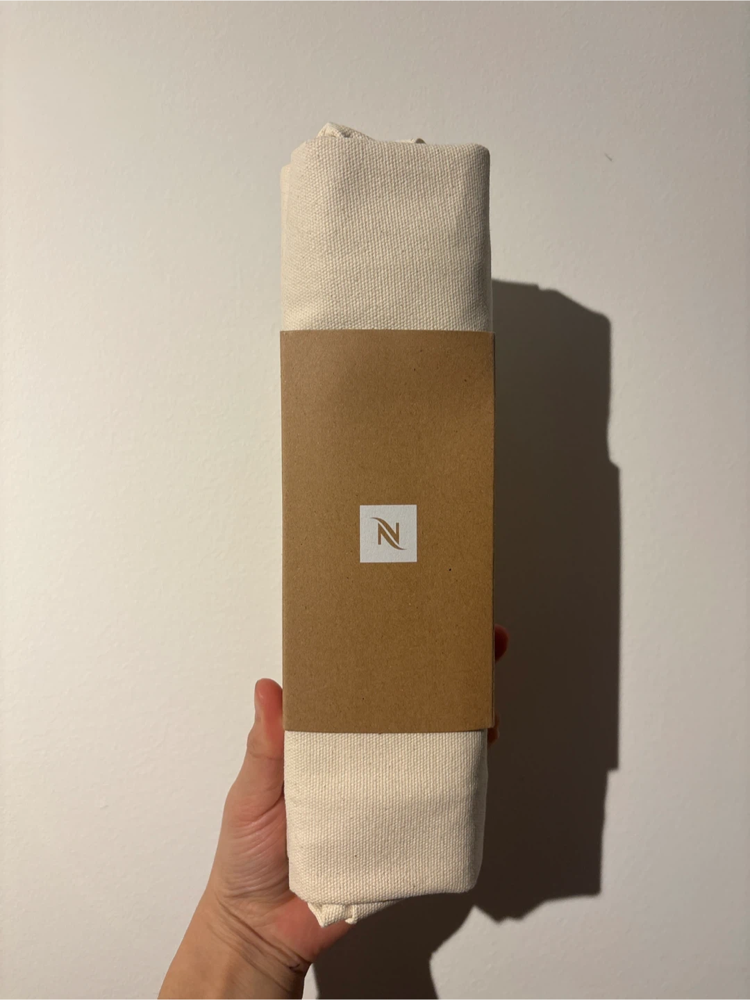 Nespresso upcycled tote bag