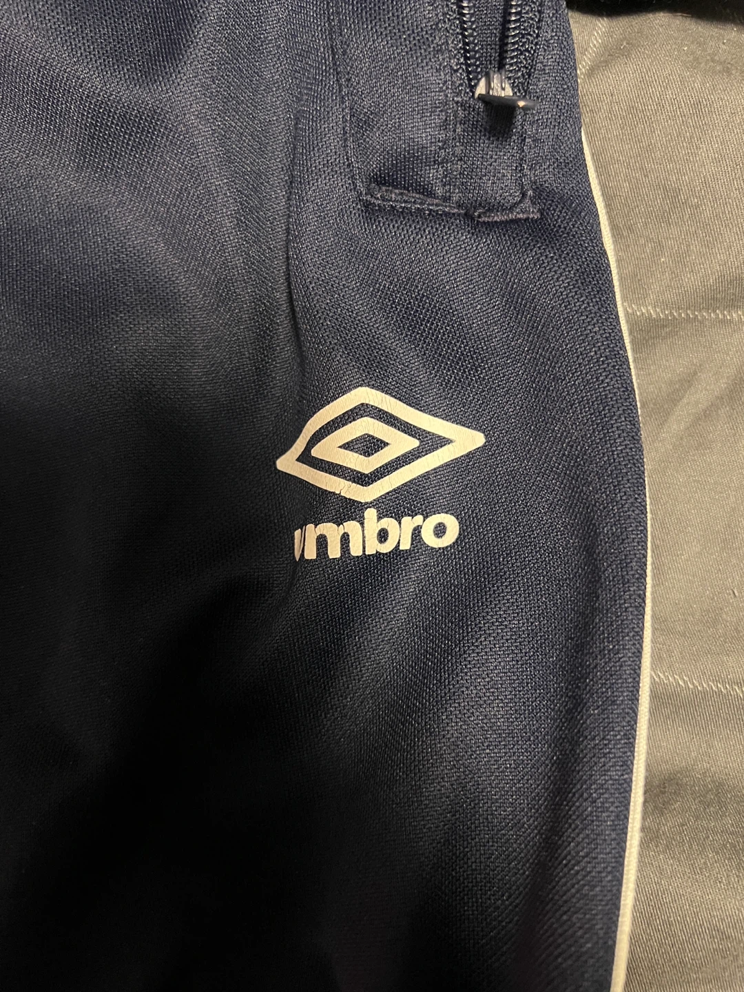Umbro Navy Track Pants - Size M - photo 4
