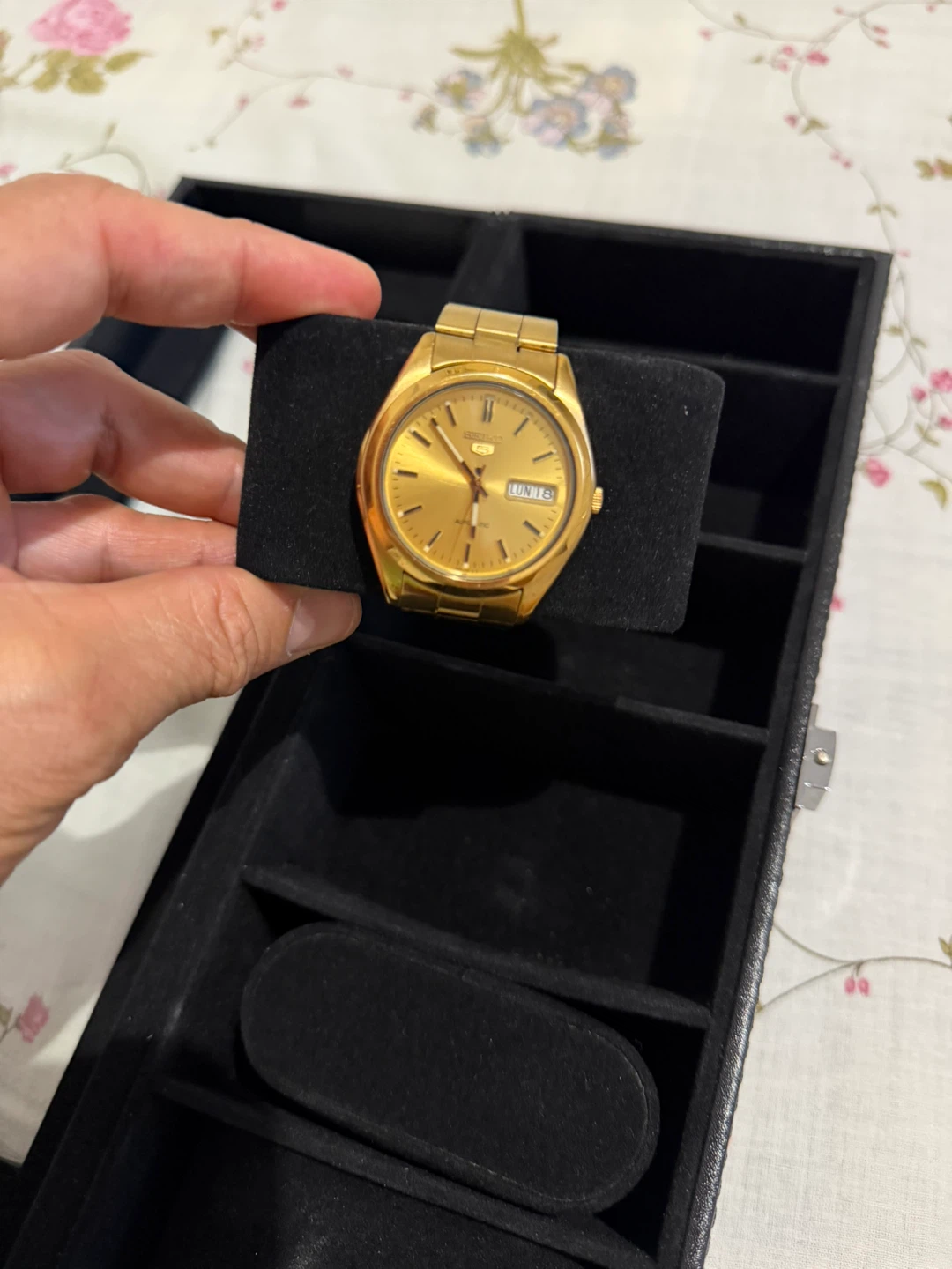 Gold Seiko 5 Automatic Watch - photo 3