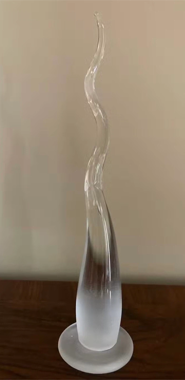 Signed Glass Sculpture