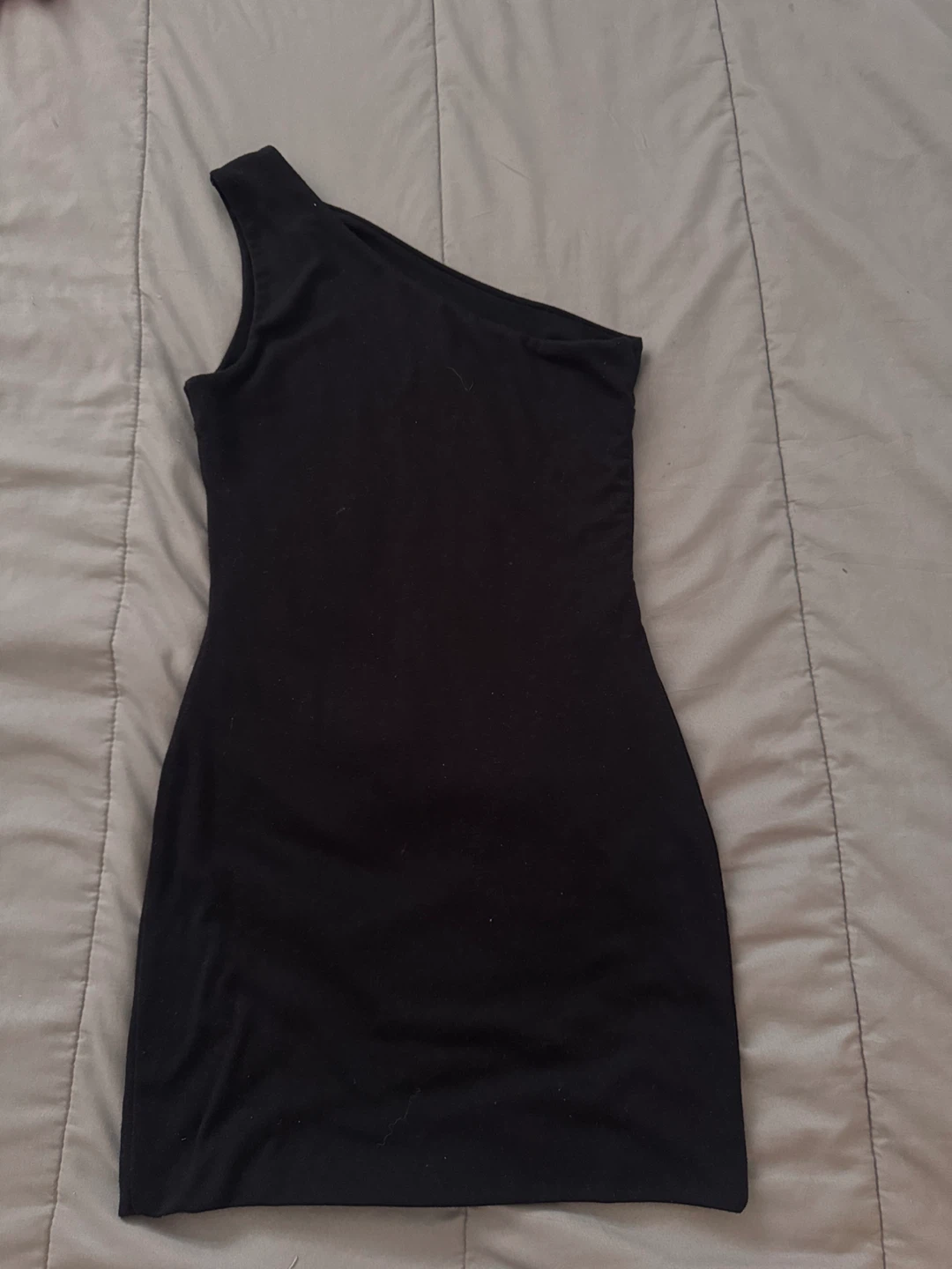 Fashion Nova Black One-Shoulder Mini Dress - photo 2