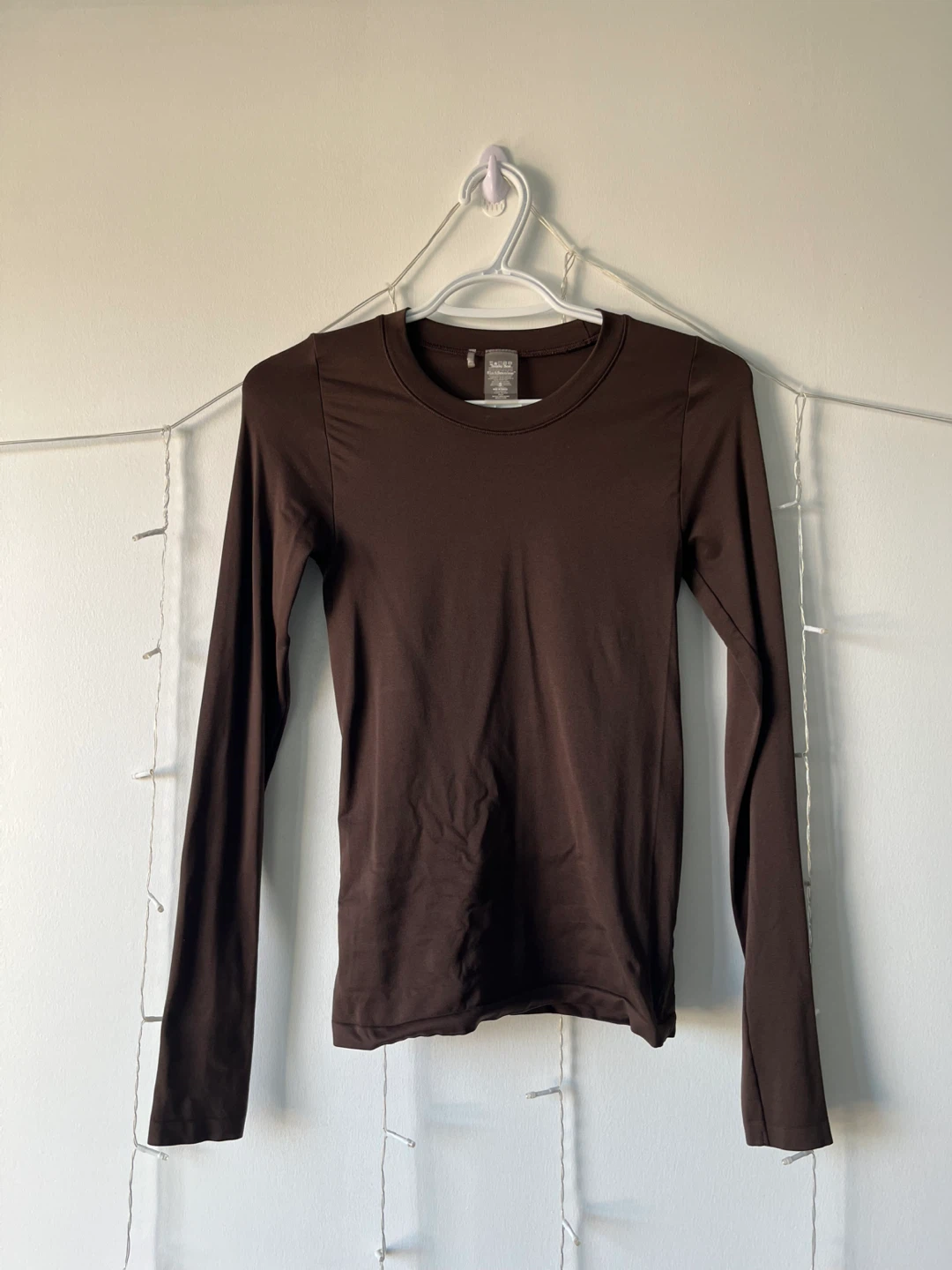 Aritzia Long Sleeve Top - Brown, Size S