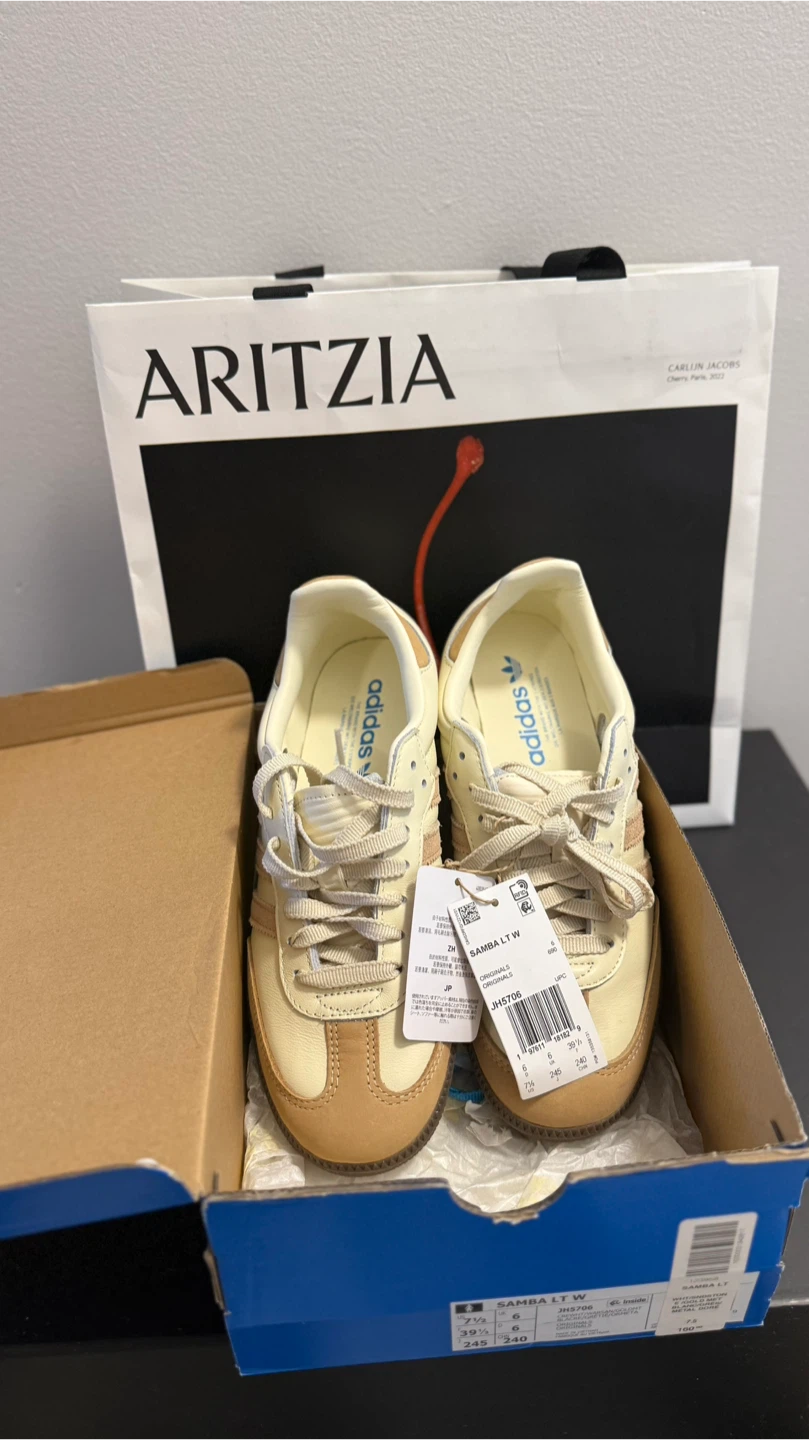 Adidas Samba LT W Sneakers Cream/Brown US 7.5