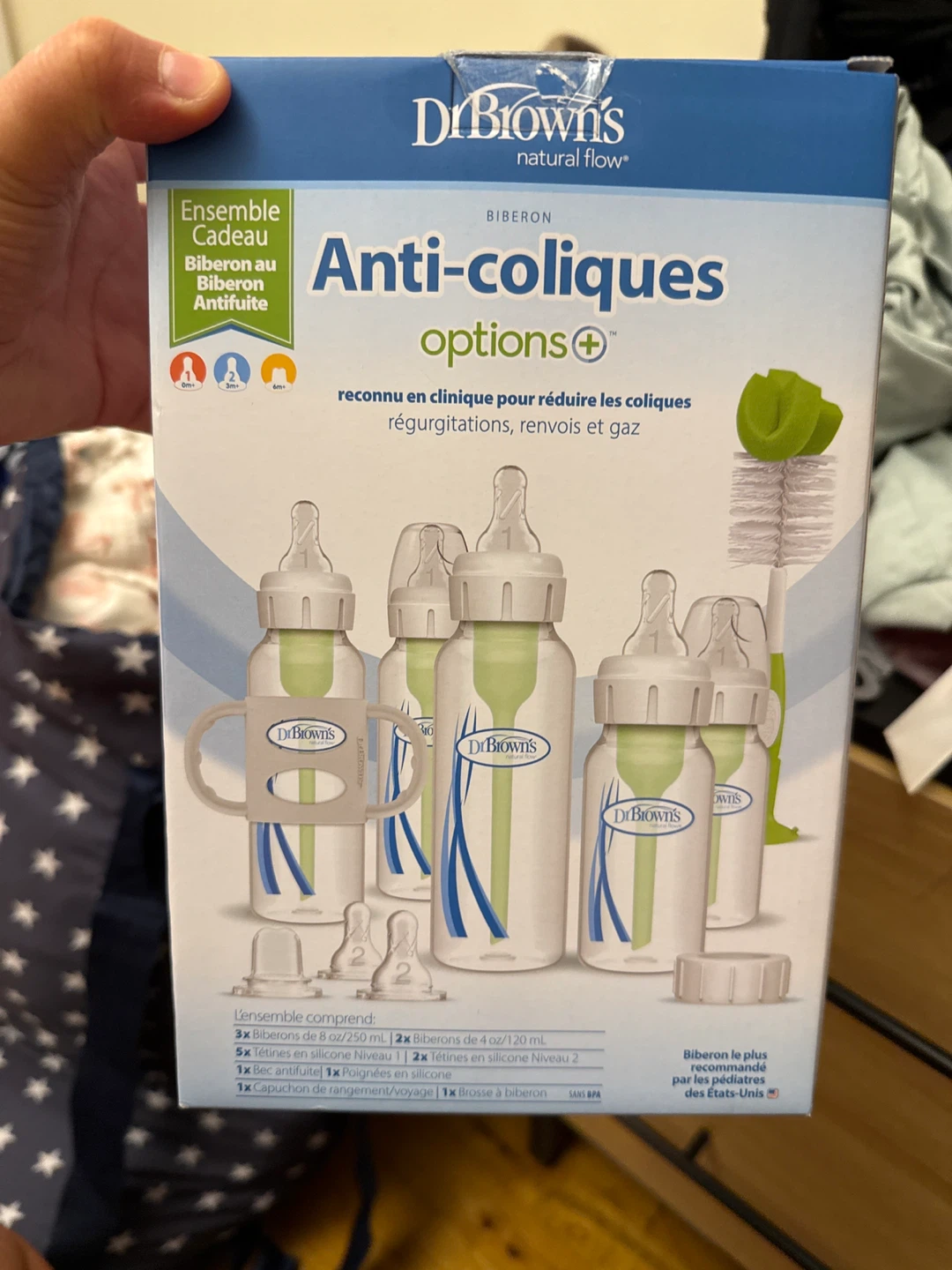 Dr. Brown's Anti-Colic Options+ Baby Bottles Gift Set