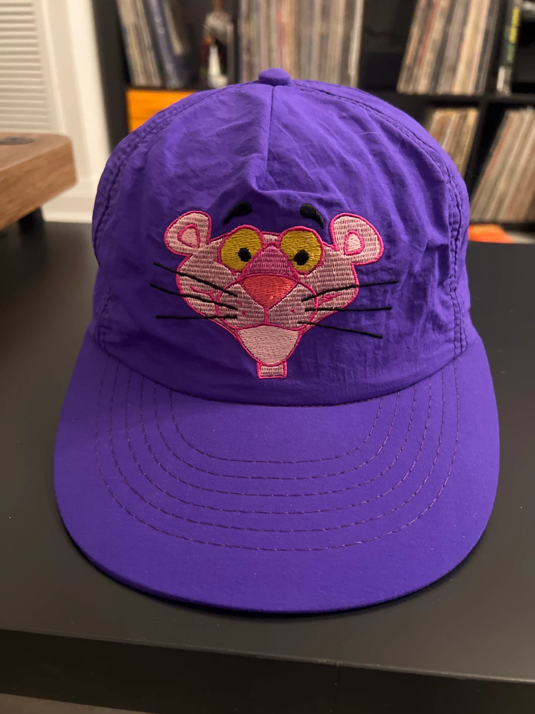 Vintage Purple Pink Panther Snapback Hat