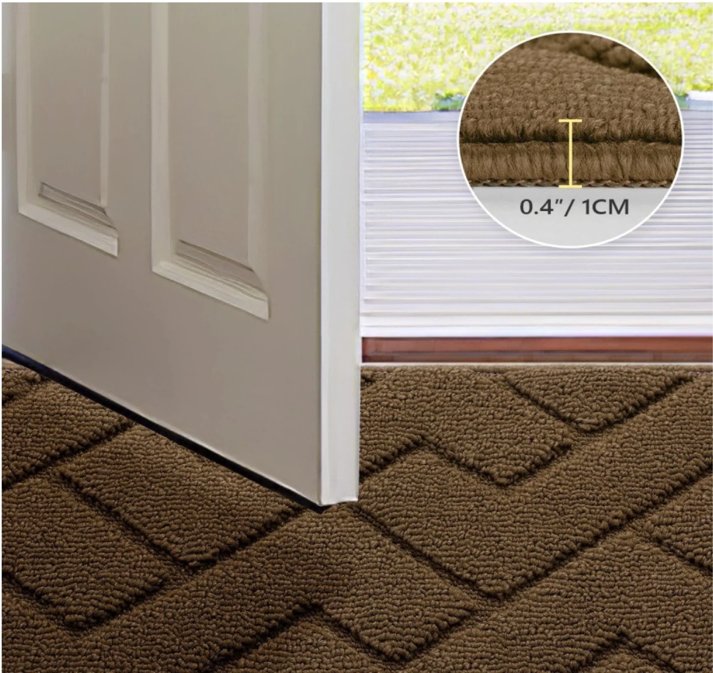 24"x35" Low-Profile Absorbent Resist Dirt Doormat - photo 4