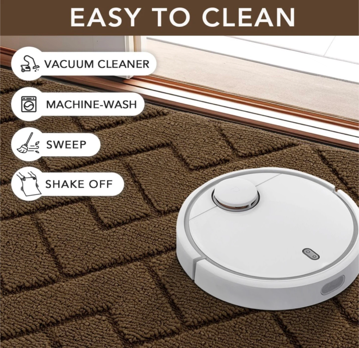 24"x35" Low-Profile Absorbent Resist Dirt Doormat - photo 5