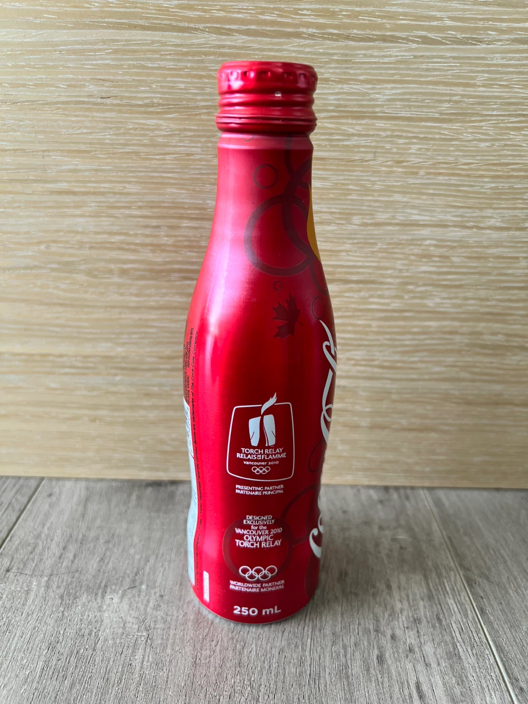 Coca-Cola 250 mL Bottle - Vancouver 2010 Olympic Torch Relay - photo 2