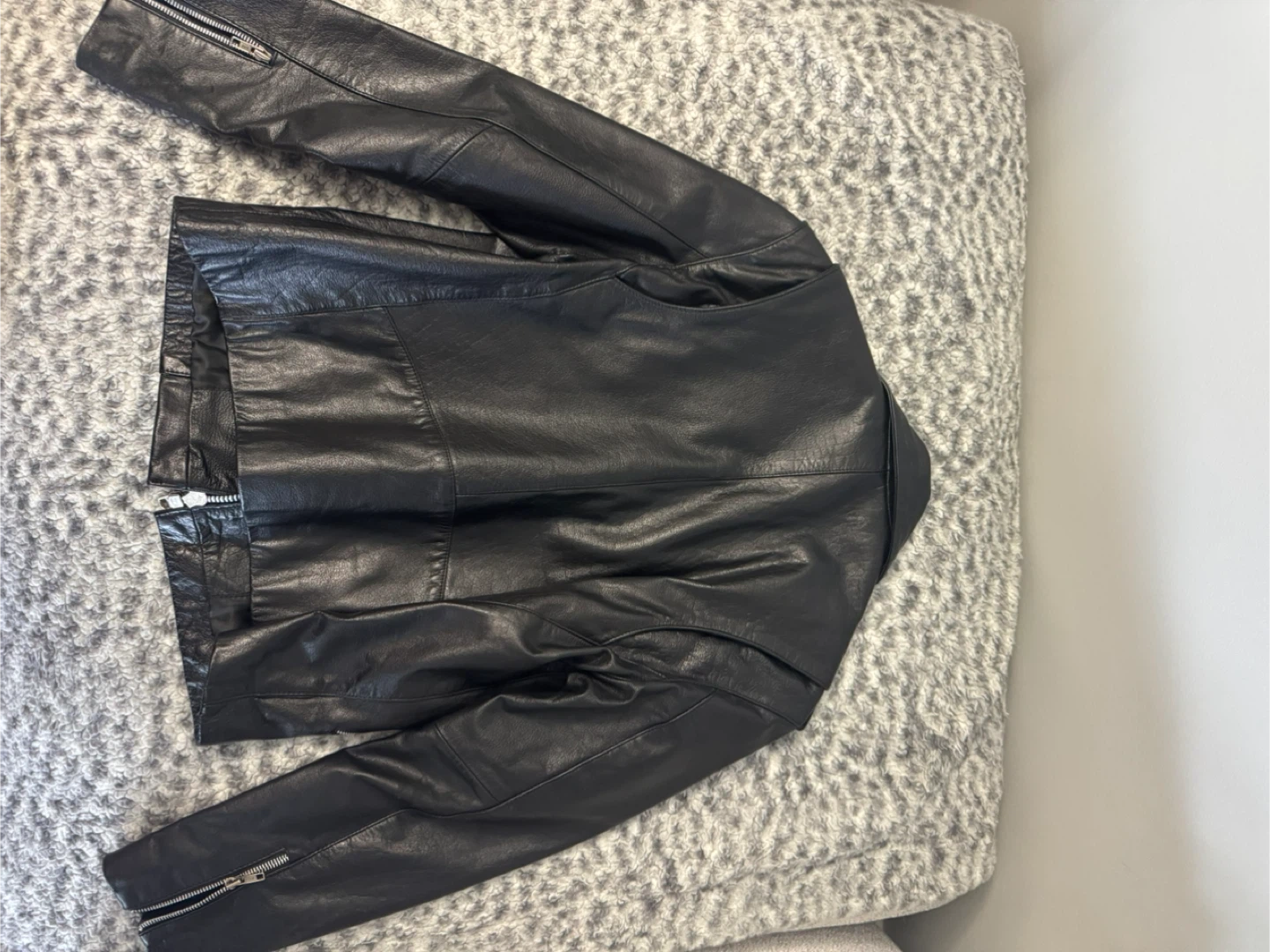 Black Leather Jacket - photo 2