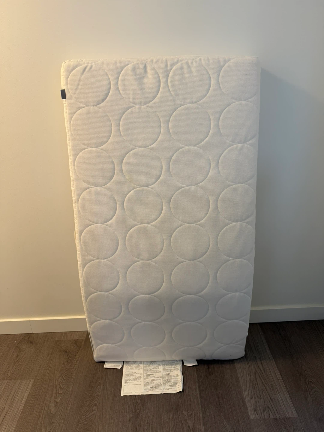 White Crib Mattress with Polyurethane Foam and Polyester Fiber
