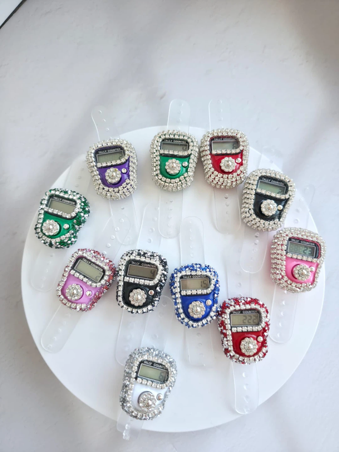 Tally Counter Ring with Rhinestones - photo 2