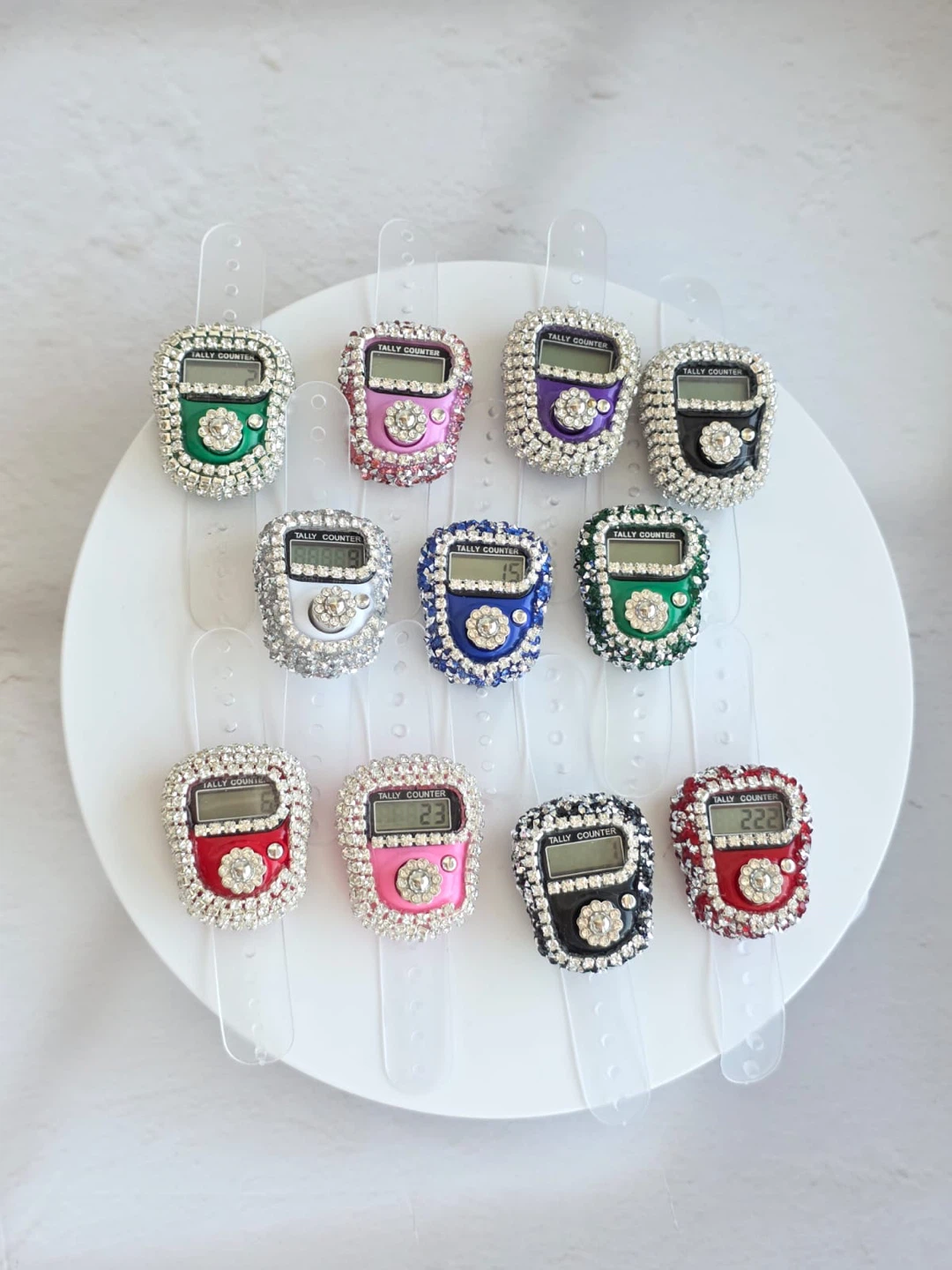 Tally Counter Ring with Rhinestones - photo 4