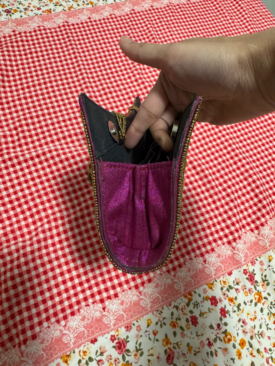 Beaded Clutch Purse with Handle - photo 5