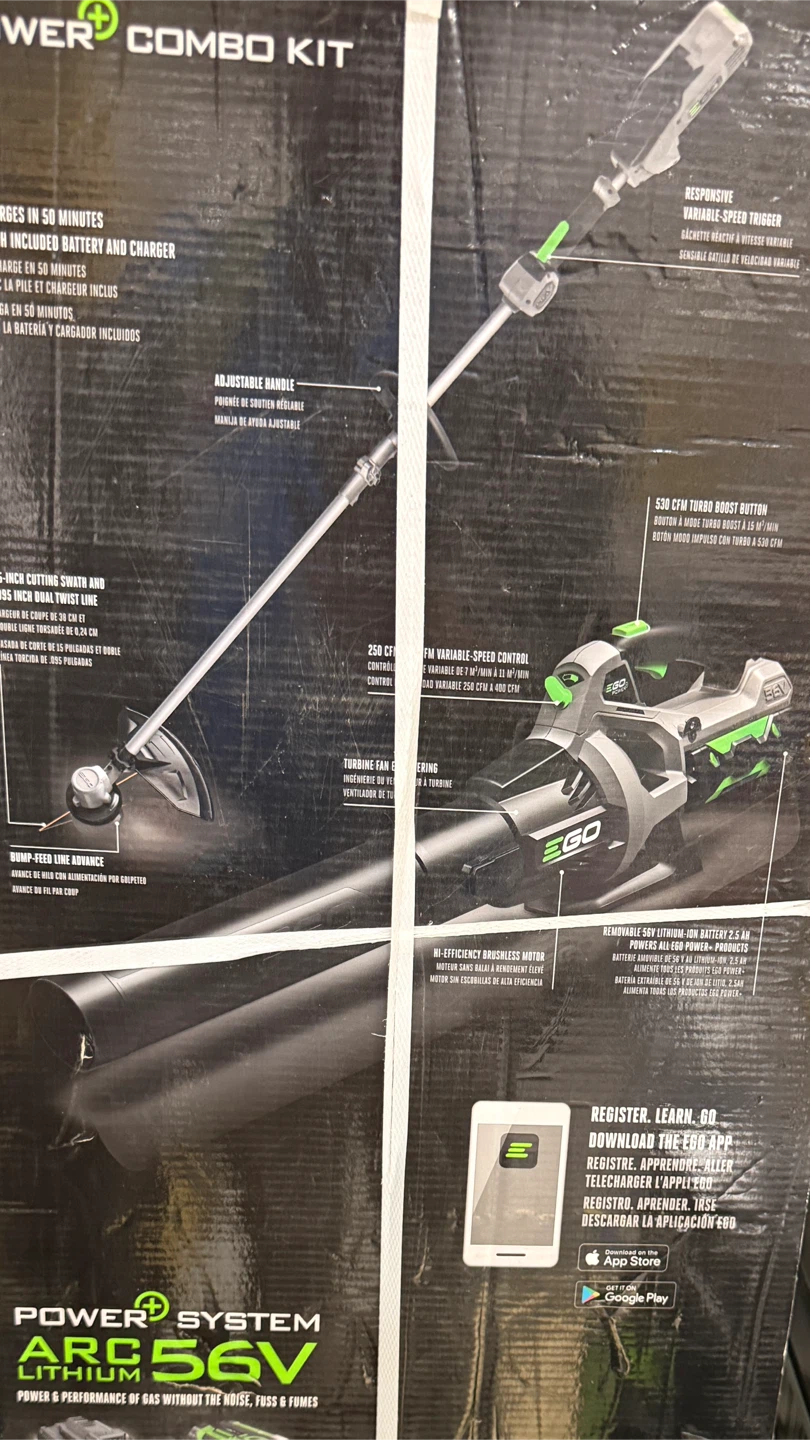 EGO 530 CFM Cordless String Trimmer & Blower Combo Kit - photo 4