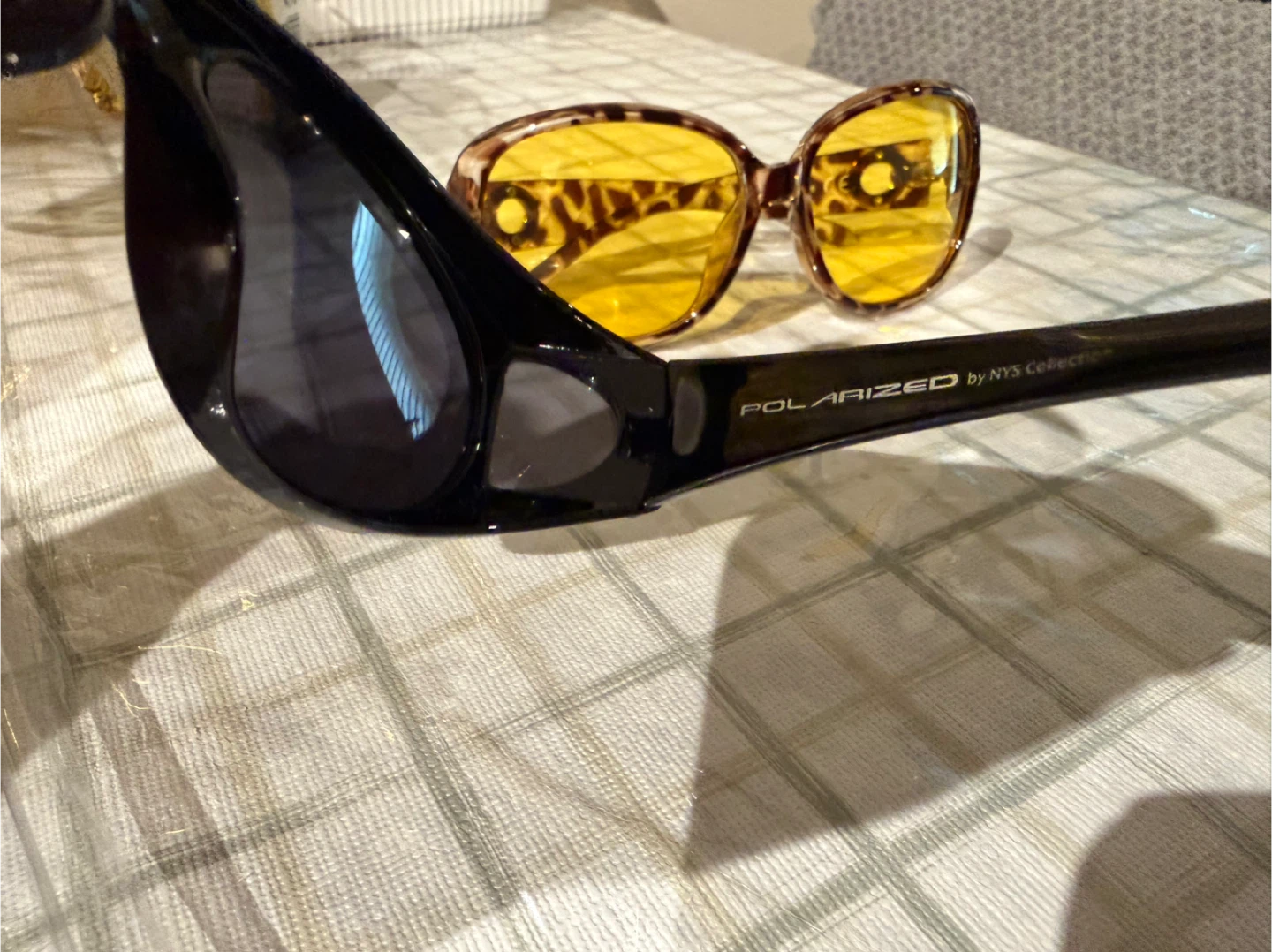 2 black and brown sunglasses $5 - photo 5