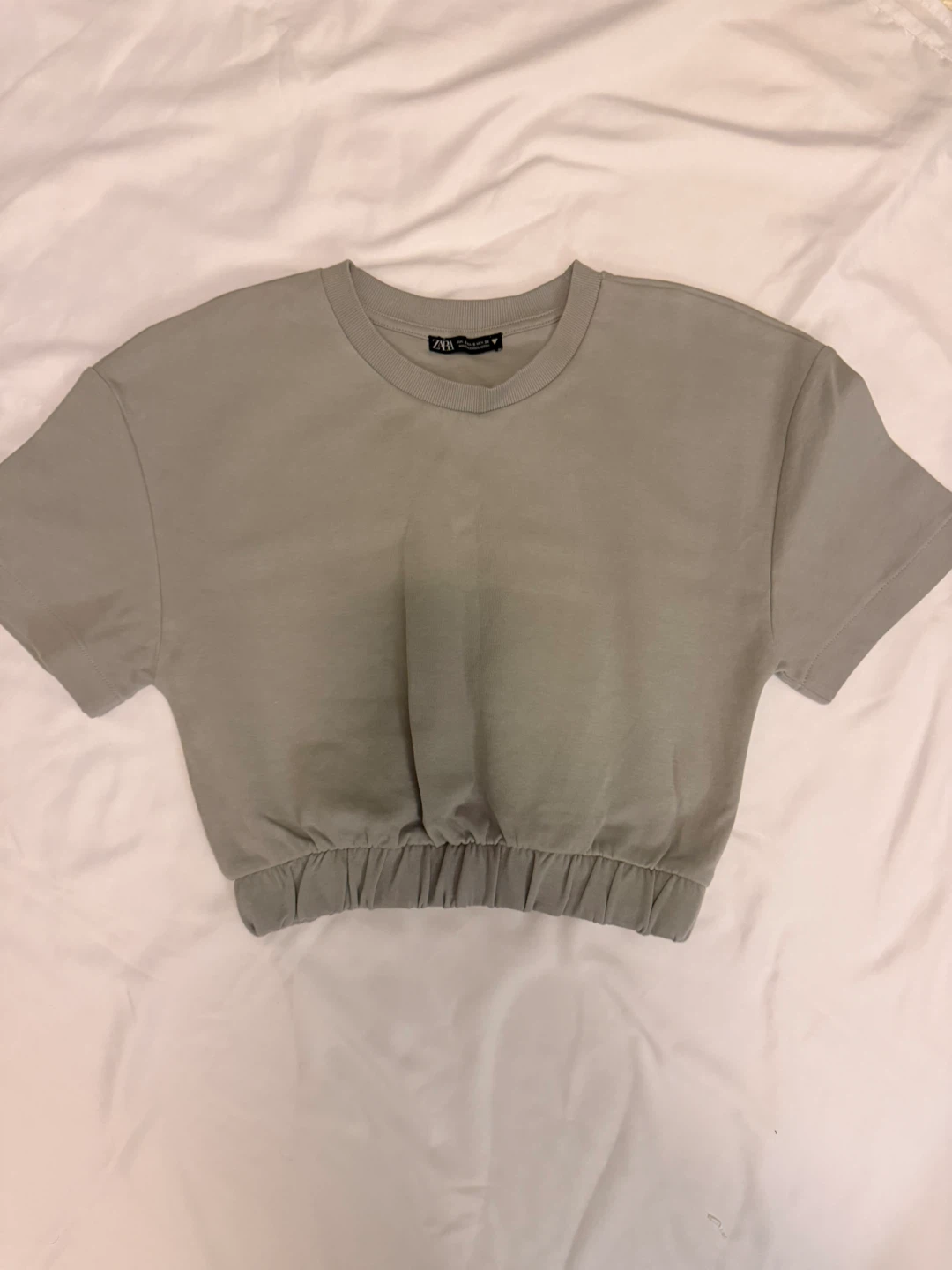 ZARA Women's Cropped T-Shirt - photo 2