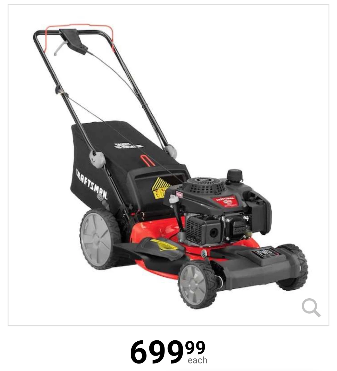 Craftsman Gas 163cc Front-Wheel Drive Mower