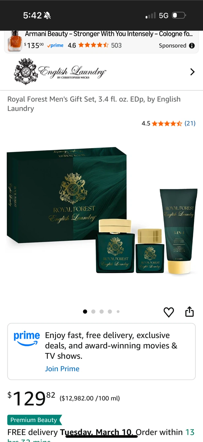 English Laundry Royal Forest Men's Gift Set - photo 2