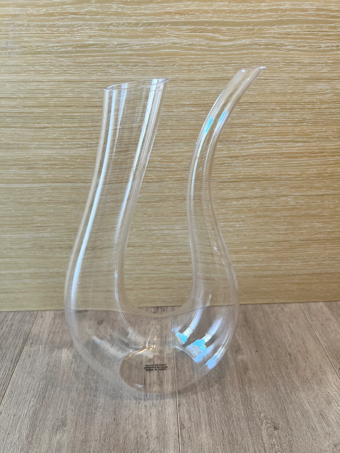 Clear Glass Carafe Wine Decanter - photo 2