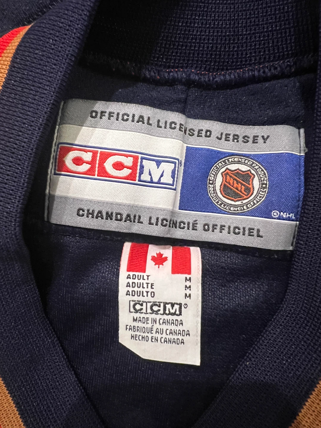 Vintage 2000’s CCM Edmonton Oilers Hockey Jersey - photo 4