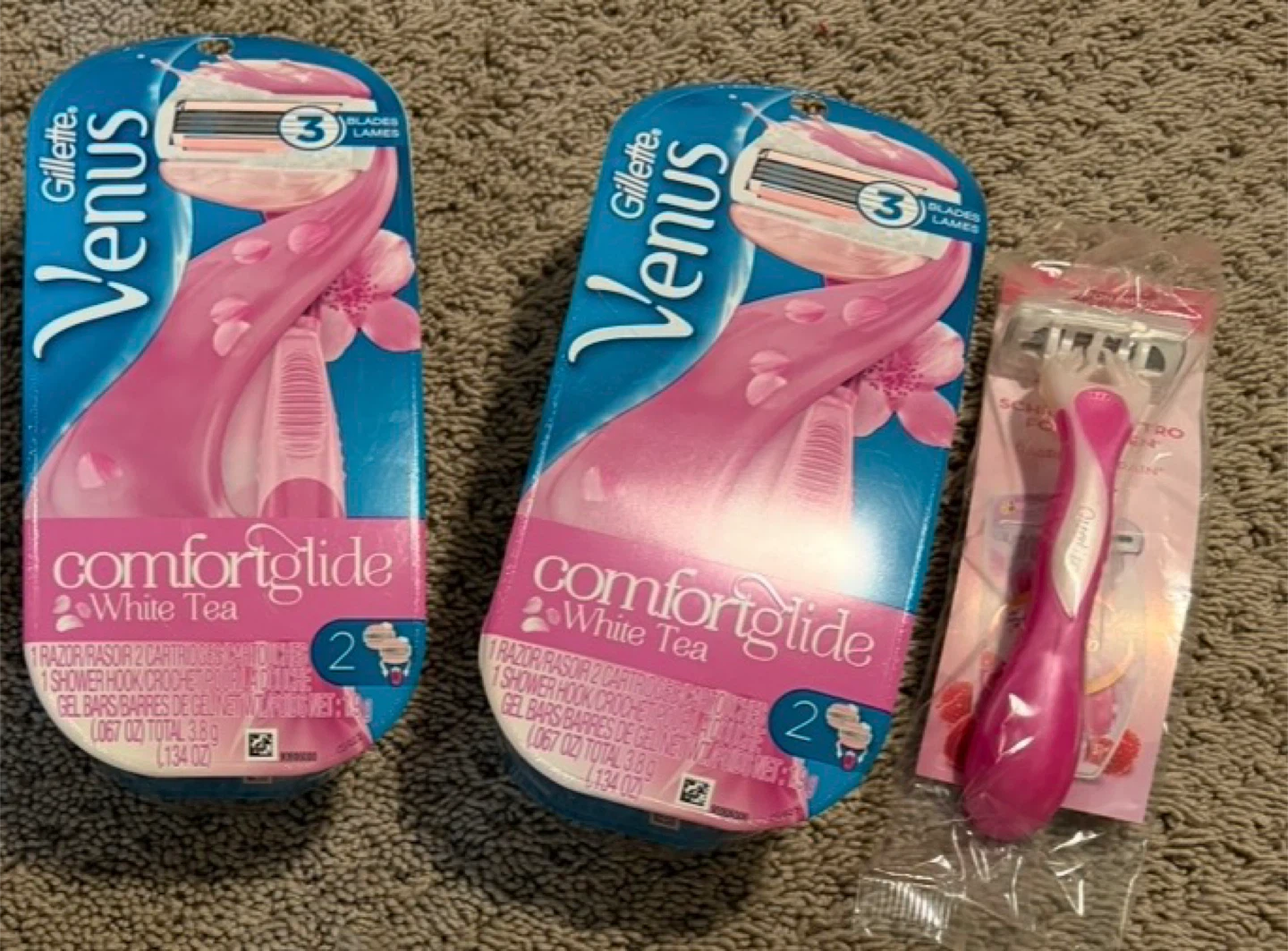 Gillette Venus ComfortGlide White Tea Razor 2 Pack
