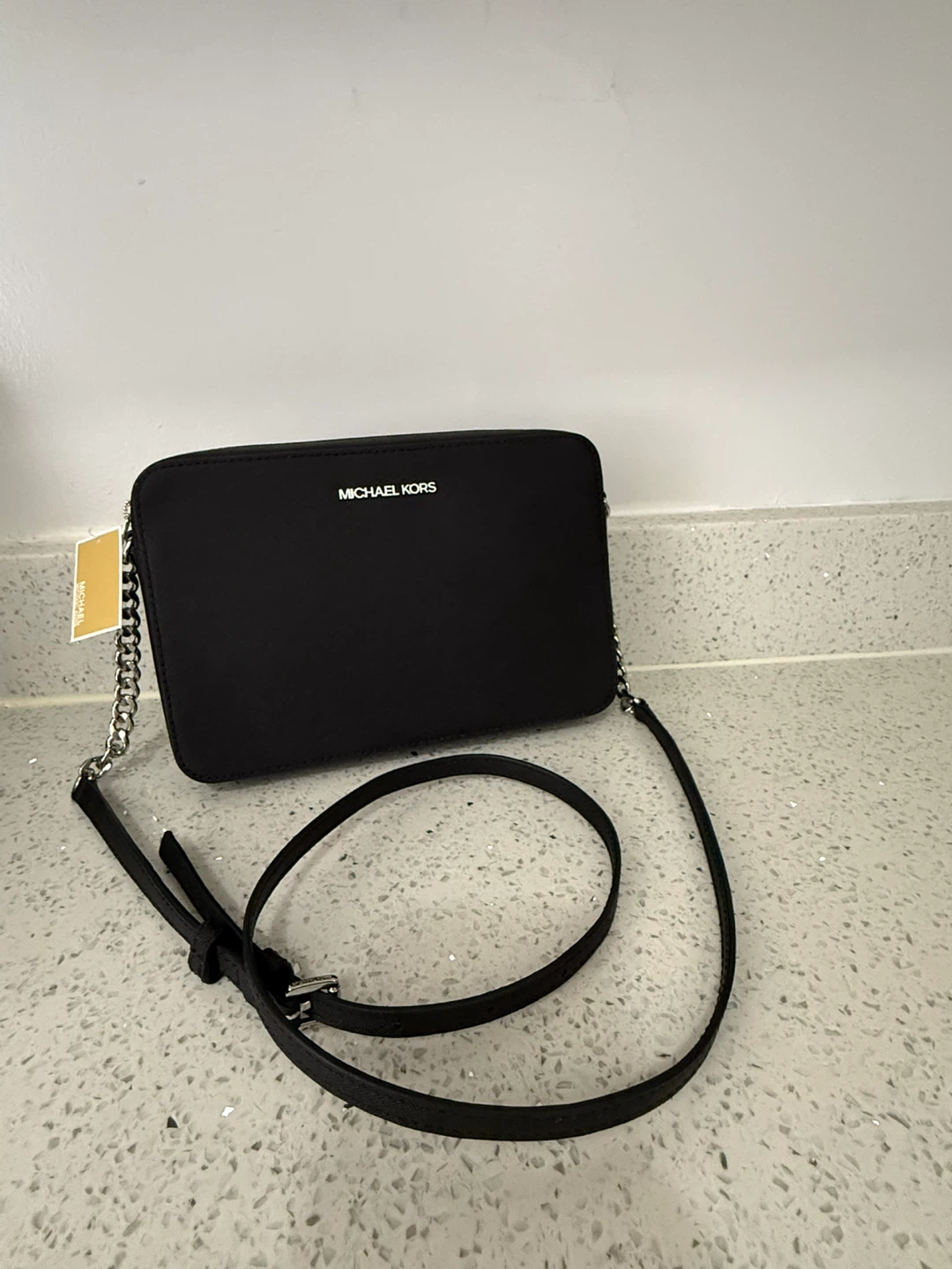 Michael Kors Jet Set Item Small crossbody Bag - Black - photo 2