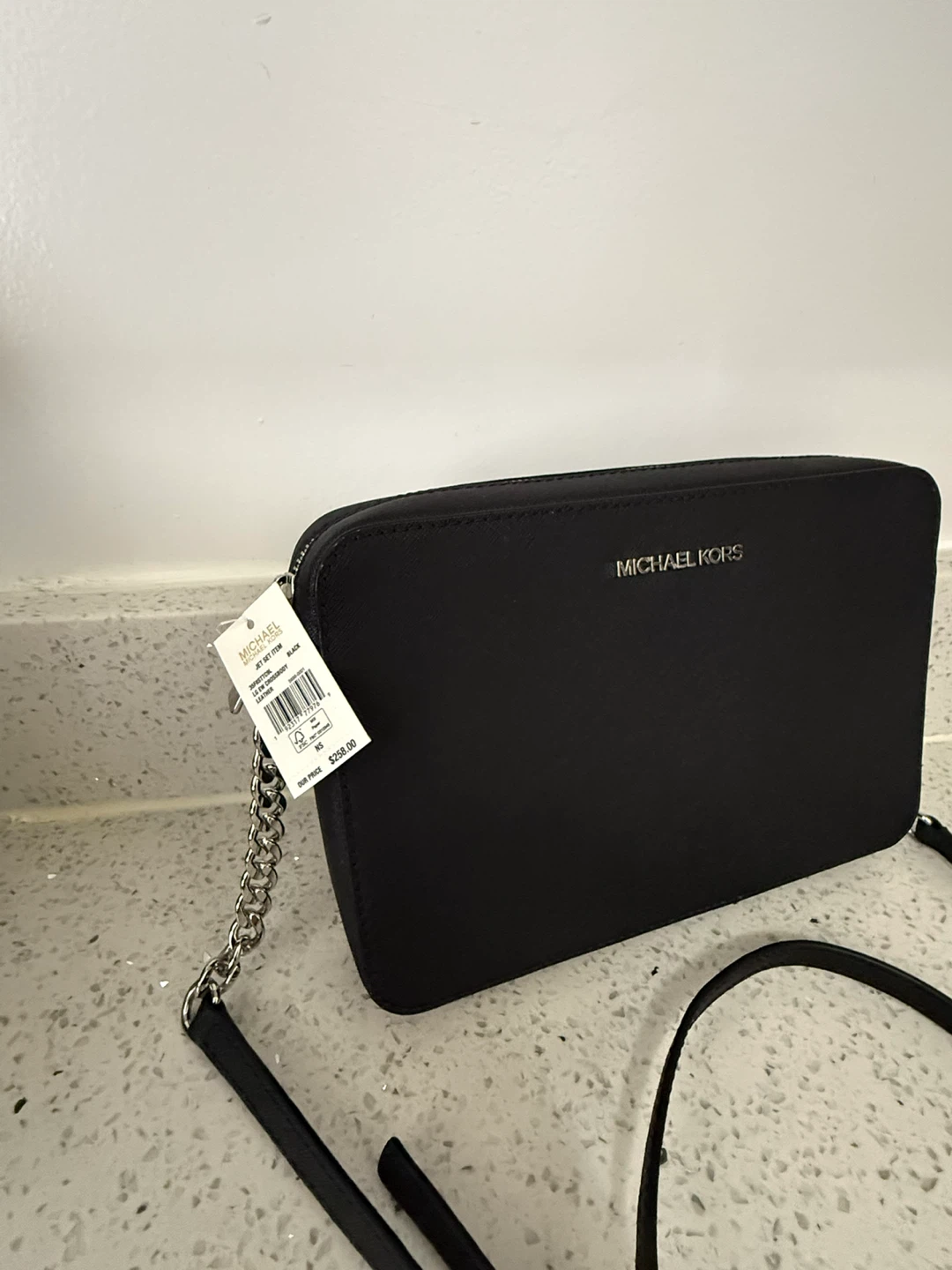 Michael Kors Jet Set Item Small crossbody Bag - Black - photo 3