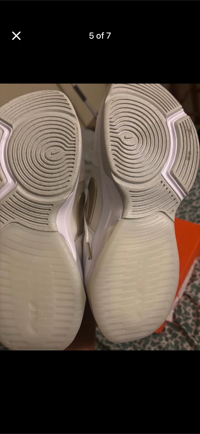 Nike Women's White & Gold Athletic Shoes - photo 5
