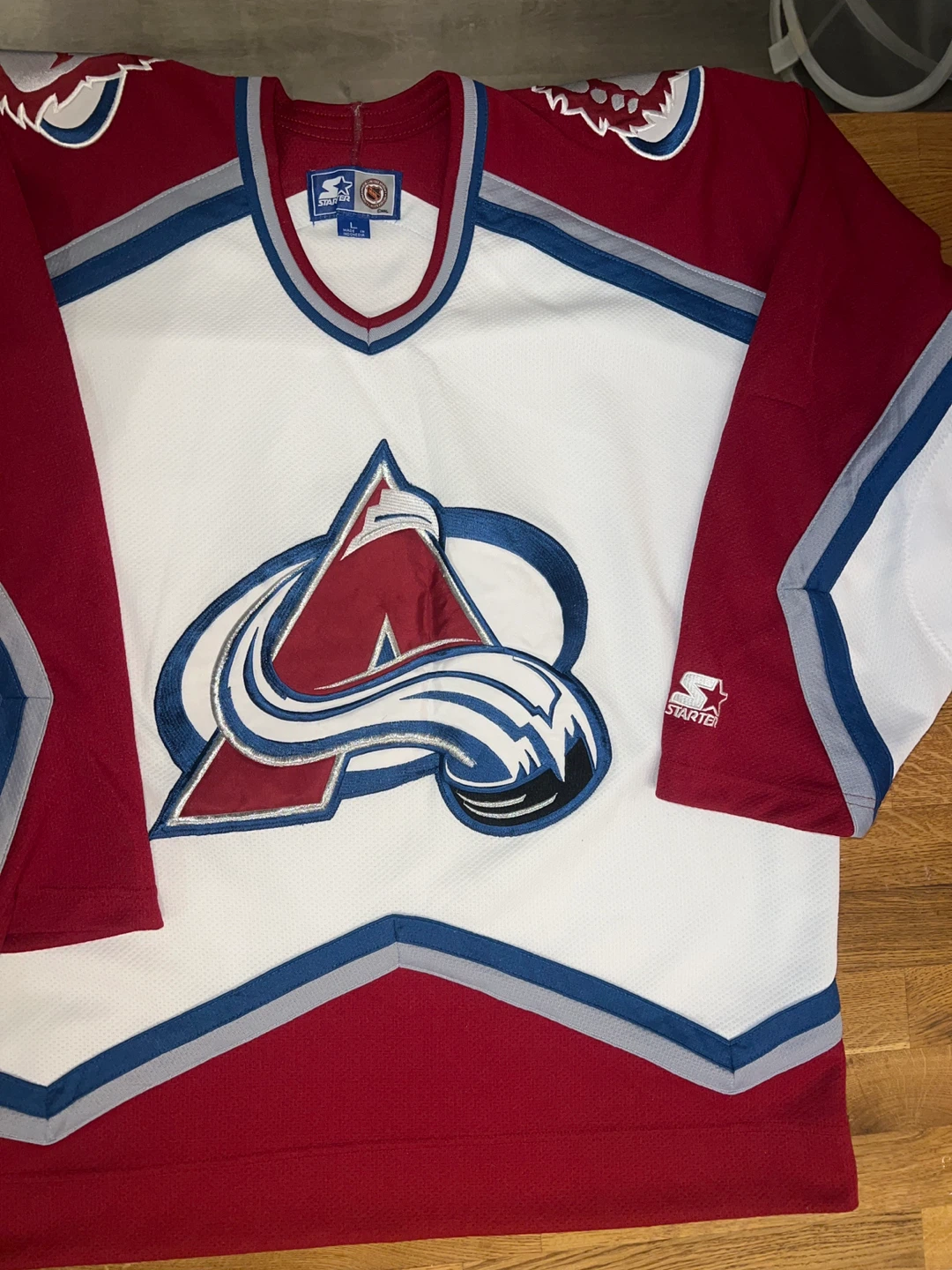 Vintage Colorado Avalanche Starter Hockey Jersey