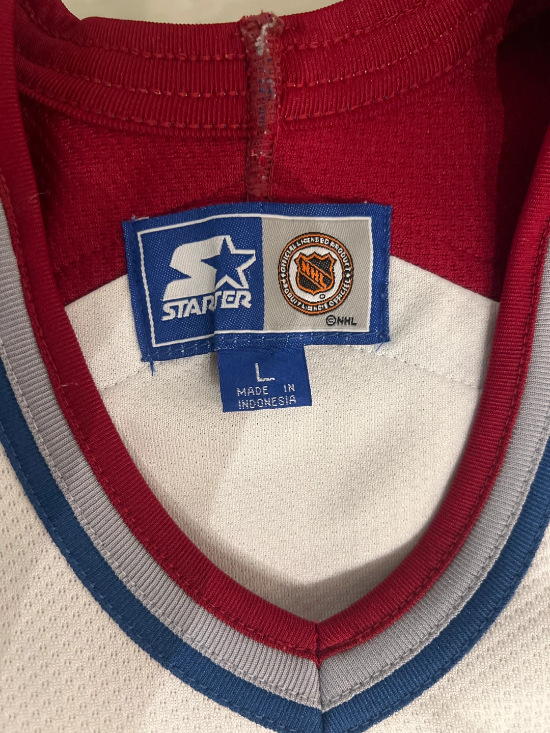 Vintage Colorado Avalanche Starter Hockey Jersey - photo 2