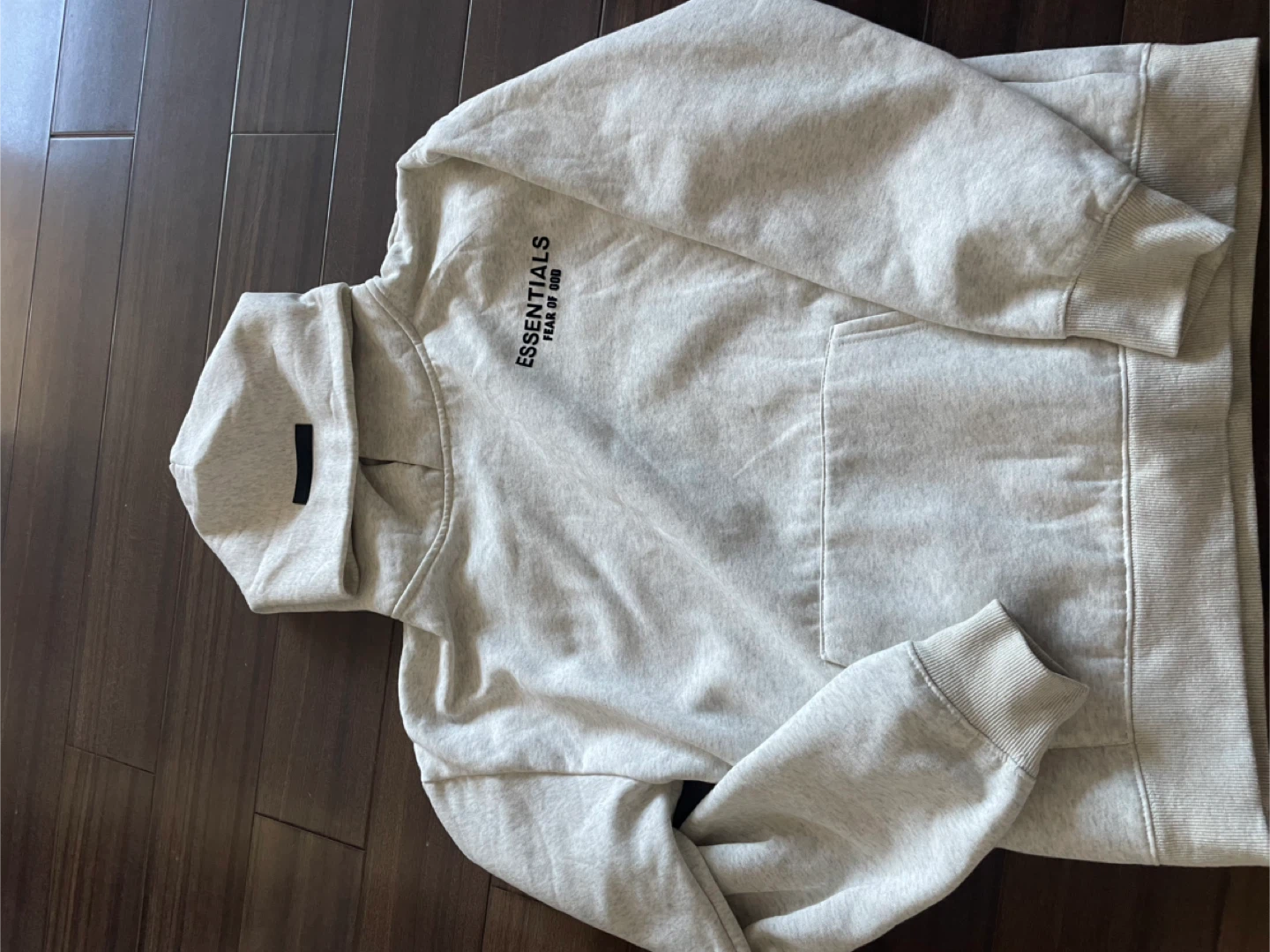 ESSENTIALS Fear of God Grey Hoodie - photo 2