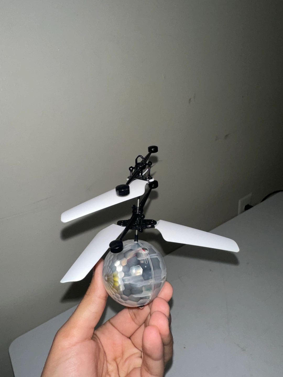RC Flying Ball Toy with LED Lights