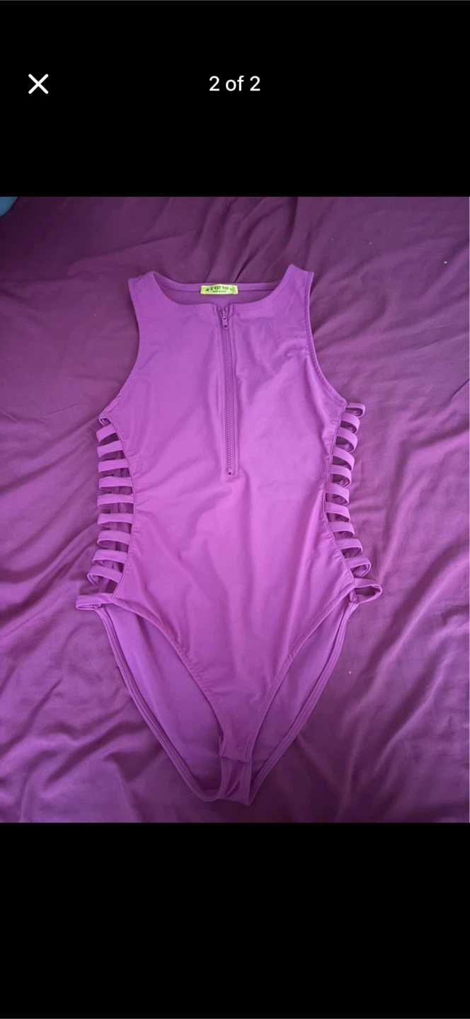 Pink Cutout One-Piece