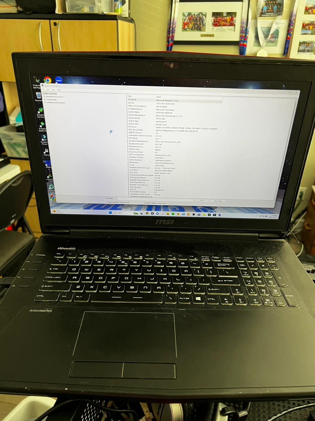 MSI GT72S 6QE Dominator Pro G Gaming Laptop 24GB RAM Win11 Pro - photo 5
