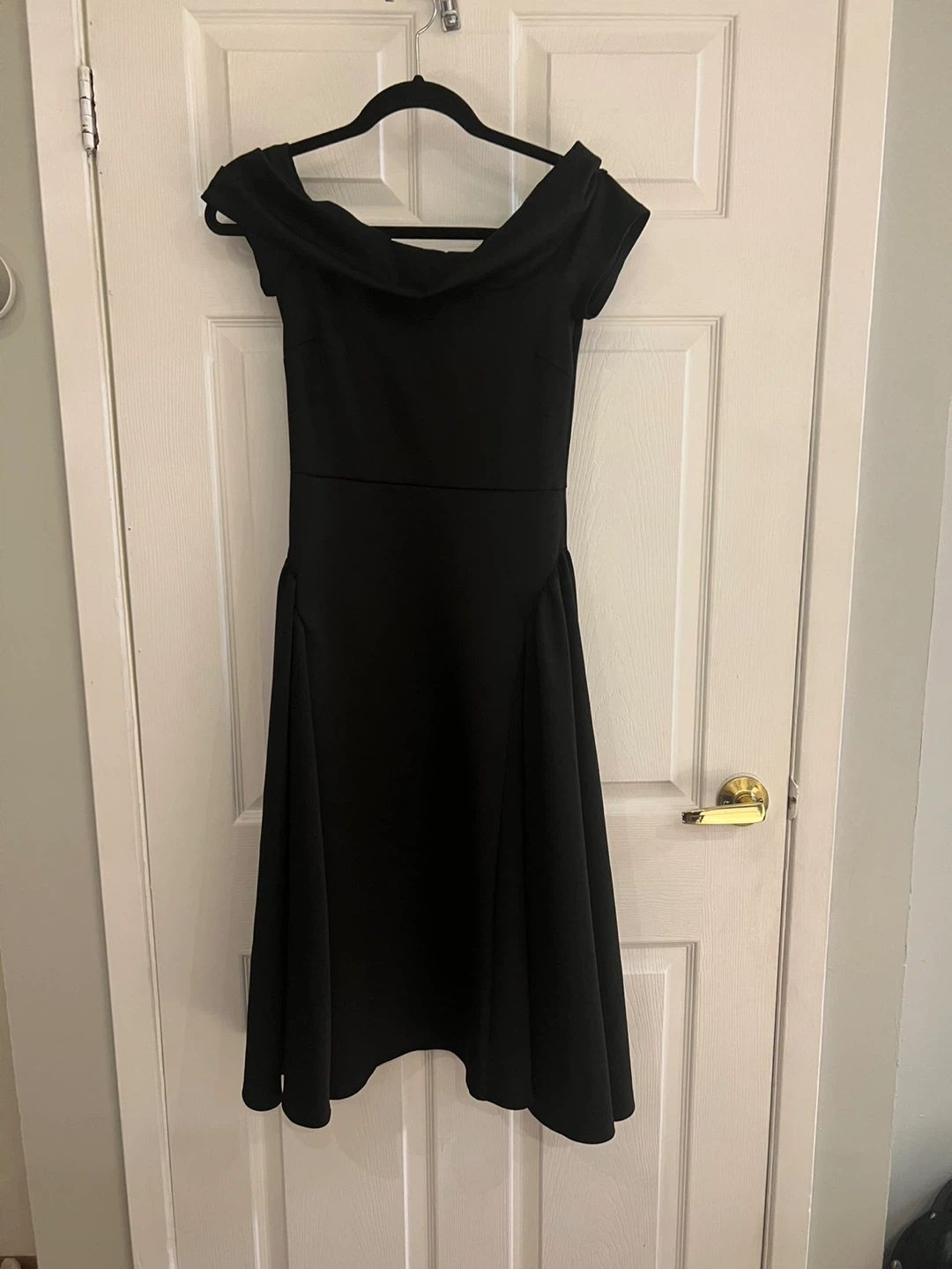 Fashion Nova Off Shoulder Midi Dress - Black - photo 4