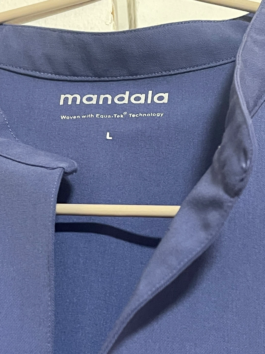 Mandala Scrub Top and Pants Set - Size L